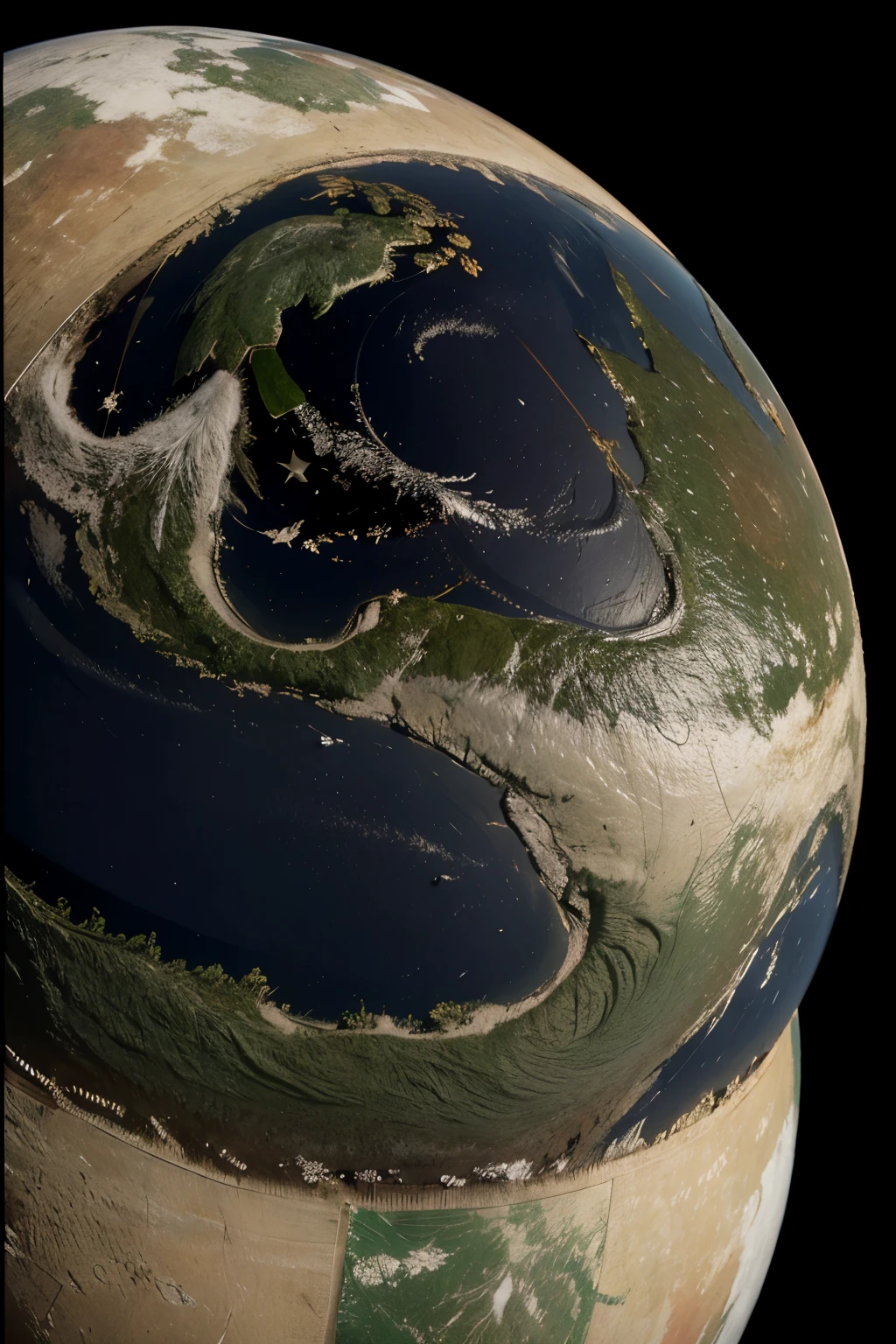 ((Planeta terra)), ((bandeira dos estados unidos))