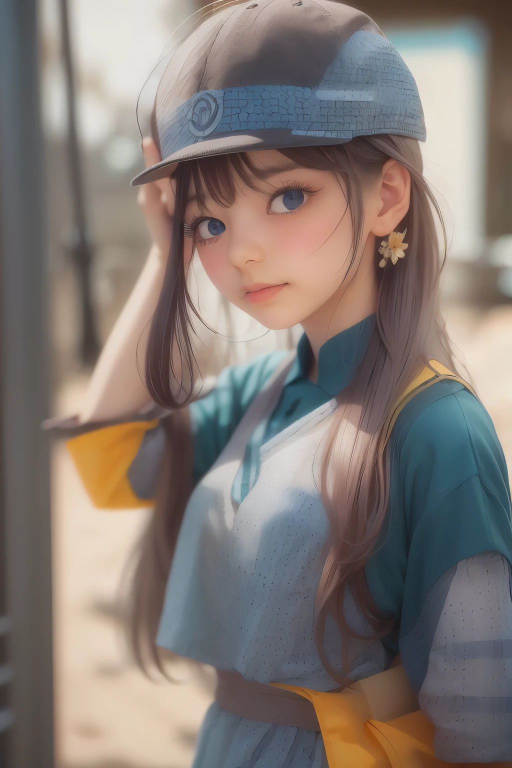 ((sfw: 1.4)),((detailed face, professional photography)), ((sfw, construction worker outfit, pulled back hair, 1 Girl)), Ultra High Resolution, (Realistic: 1.4), RAW Photo, Best Quality, (Photorealistic Stick), Focus, Soft Light, (()), ((Japanese)), (( (young face))), (surface), (depth of field), masterpiece, (realistic), woman, bangs, ((1 girl))