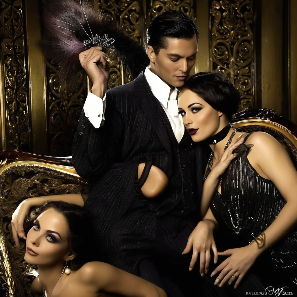 (best quality,ultra-detailed,realistic:1.37),mystical black fox sneaking,transforming into lovely temptress,enticing young men,nighttime encounters,1920's New York City,captivating seduction,forbidden desires,secretive rendezvous,dark desires unleashed,mesmerizing spell,ensnaring minds and bodies,ensuring secrecy in the shadows,intimate moments under moonlight,stealing their seed,erotic encounters,embodying temptation,unleashing passion,oh so alluring,tempting fate,eyes filled with mischief,mysterious allure,hypnotic charm,mischievous grin,dark seduction,hint of danger,dark secrets revealed,unveiling forbidden pleasures,masked fantasies,nighttime trysts,untamed desires,irresistible enchantment,carnal acts,Gatsby-like era ambiance,smoky speakeasies,prohibition-era intrigue,secretive atmosphere,charismatic fox in human form,ensnared in fox's spell,irresistible pull,desire awakens,erotic transformation,lingering scent of passion,indulging in lust,guilty pleasures,enthralling encounters,ravishing beauty,tangled in the fox's web,all-consuming desire,ensnaring hearts,1920's charm with a dark twist,vulnerability and temptation intertwined