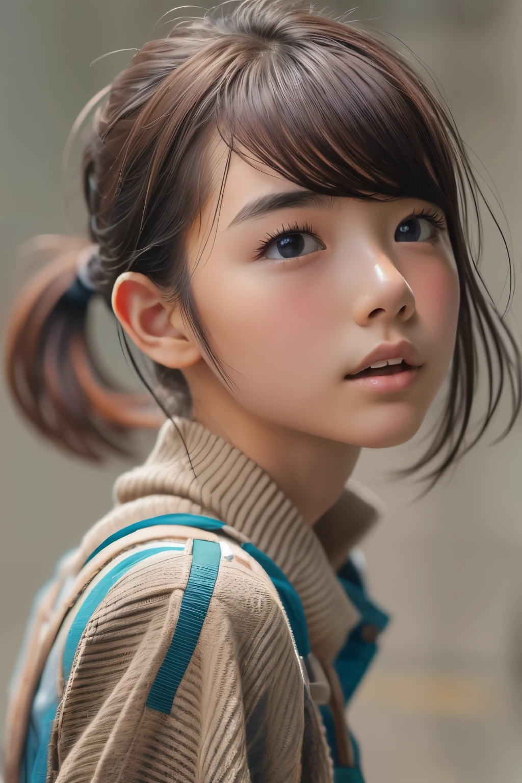 ((sfw: 1.4)),((detailed face, professional photography)), ((sfw, construction worker outfit, pulled back hair, 1 Girl)), Ultra High Resolution, (Realistic: 1.4), RAW Photo, Best Quality, (Photorealistic Stick), Focus, Soft Light, (20 years old)), ((Japanese)), (( (young face))), (surface), (depth of field), masterpiece, (realistic), woman, bangs, ((1 girl))