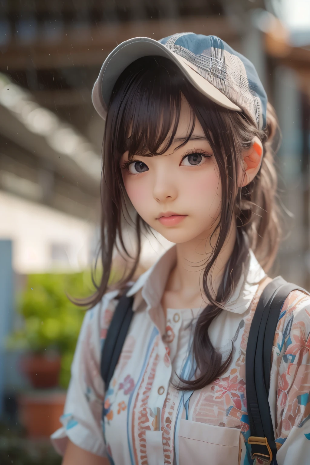 ((sfw: 1.4)),((detailed face, professional photography)), ((sfw, construction worker outfit, pulled back hair, 1 Girl)), Ultra High Resolution, (Realistic: 1.4), RAW Photo, Best Quality, (Photorealistic Stick), Focus, Soft Light, ((20 years old)), ((Japanese)), (( (young face))), (surface), (depth of field), masterpiece, (realistic), woman, bangs, ((1 girl))