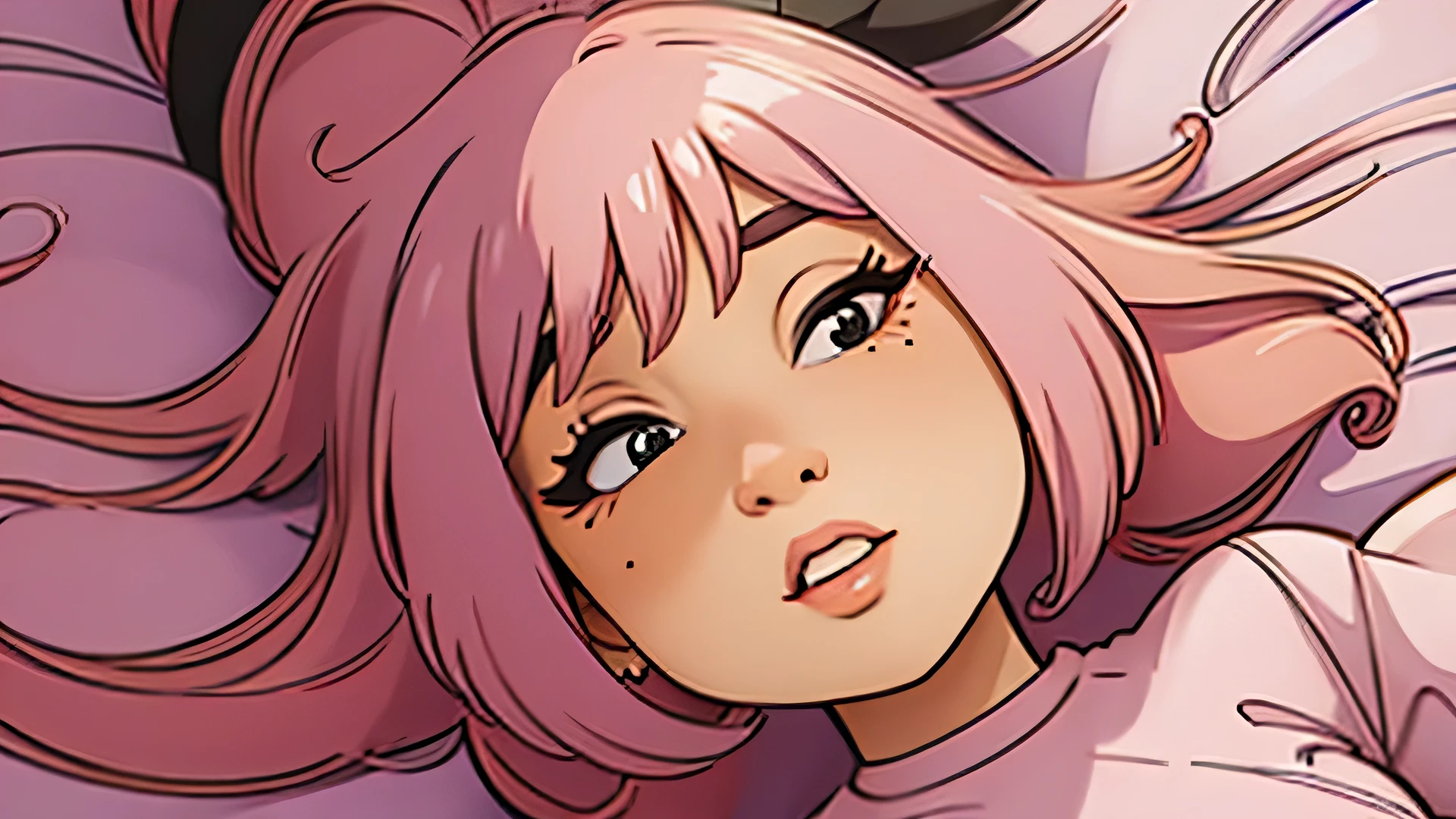 pink hair