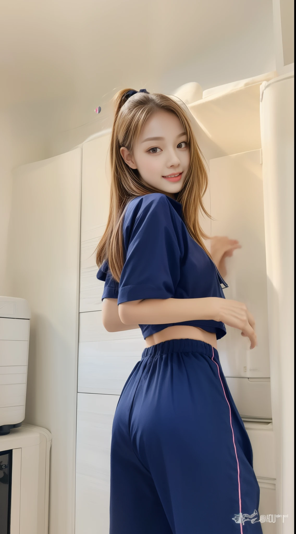 blue clothes