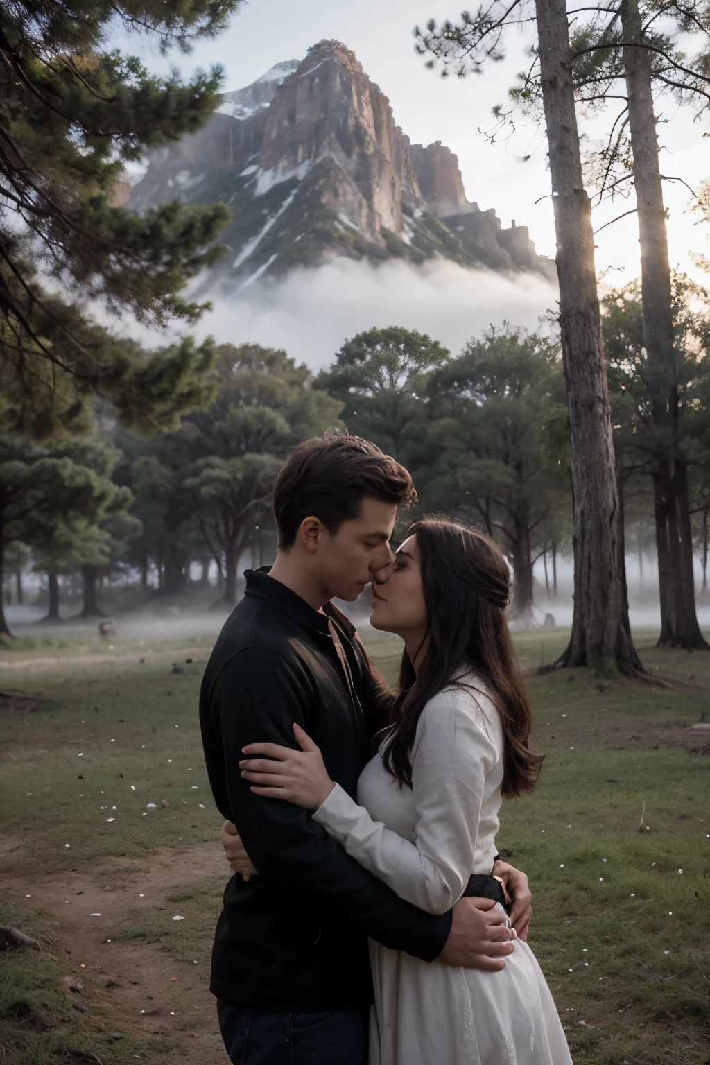 En los antiguos Reinos de la Niebla, where the mist danced between the ancient trees and the mountains whispered ancient secrets, two souls lived destined to meet: Nicka, la hija del rey de las tierras del Este, y Misael, el joven herrero de la aldea del Valle de las Sombras.