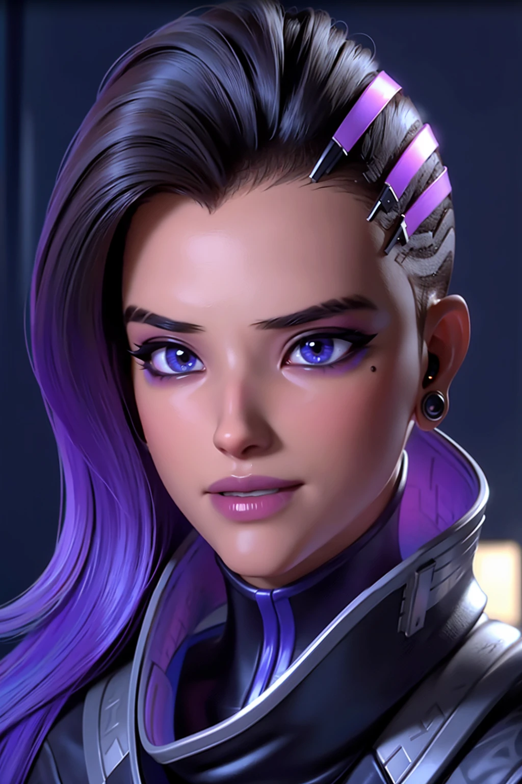 realistic, realism, photorealism, photo-realistic, high contrast, (photorealistic:1.4), 8k high definition detailed realistic, (best quality, masterpiece:1.2),  photon mapping, radiosity, physically-based rendering, best quality, highly detailed, owsombra, whole body, inside, coat,