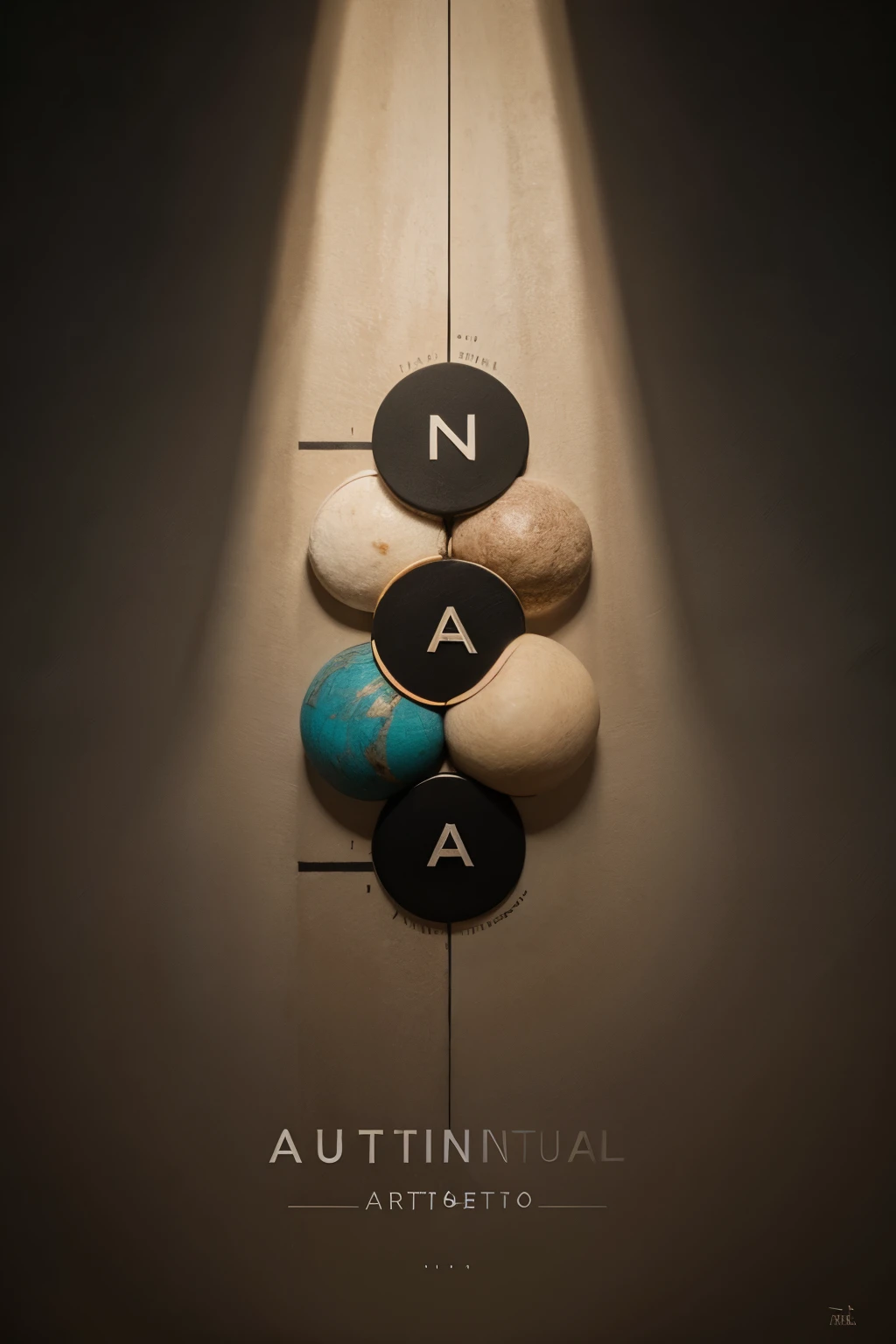Hazme un logo para una banda con el nombre de: Antinatural
Ponle arte abstracto alusivo de fondo