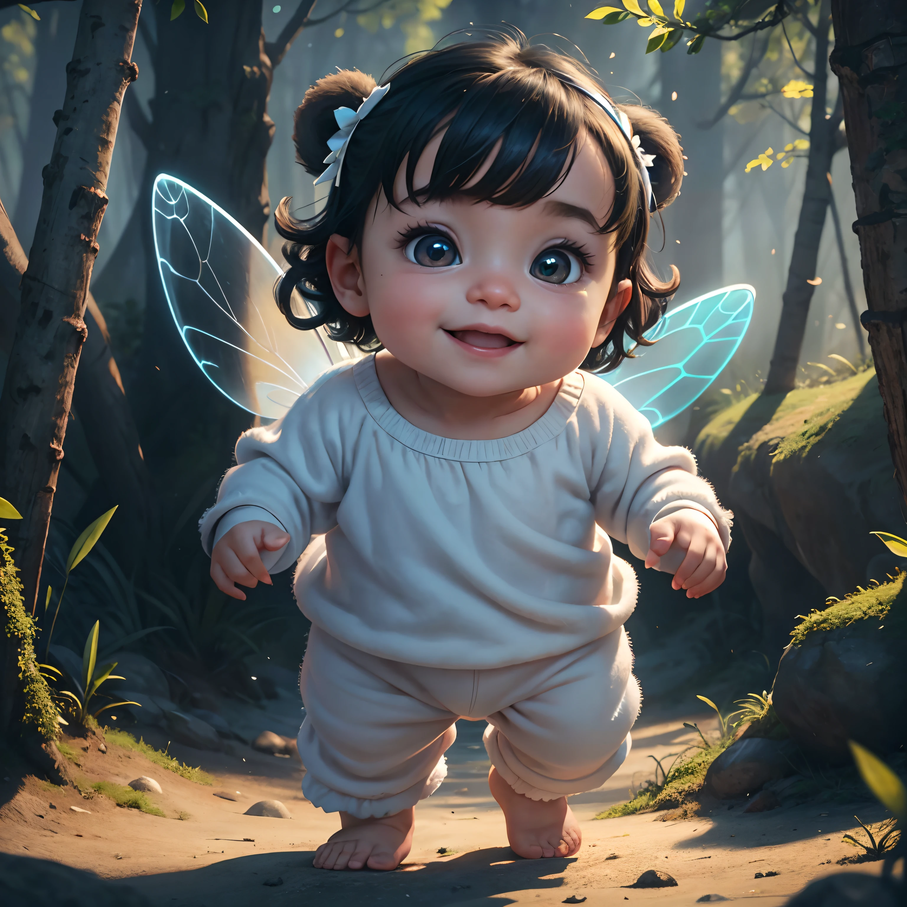 (obra de arte), (Melhor qualidade), (ultra-detalhado), (corpo todo:1.2), Super fofo, Baby, Pixar, Baby panda in pajamas, grandes olhos brilhantes, fofinho, Sorriso, delicado e fino, contos de fadas, incrivelmente alto detalhado, Estilo Pixar, Paleta de cores brilhantes, Luz natural, fundo simples com cor pura, octane rendering, trends on Artstation, Maravilhoso, ultra grande angular, 8k, High definition, realista