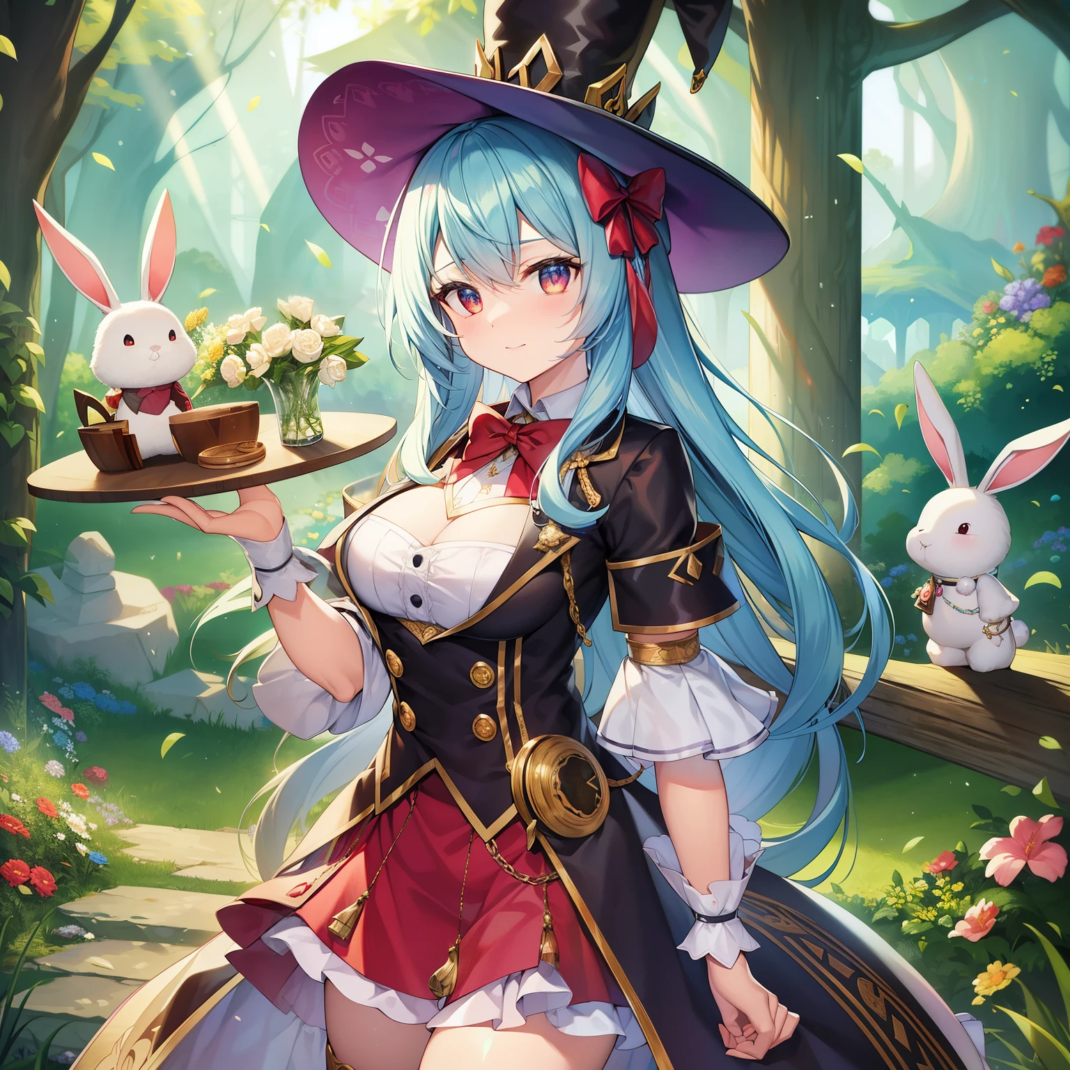 Shangri-La Frontier~Game Hunter、Challenge God Game、VRMMO of the near future、rabbit kingdom、Rabbits、deadly rabbit、rabbit-shaped monster、Rabbit with a weapon or weapon、Vopal Bunny、Emul、rabbit mascot、Top hat with luxurious clothes、Wearing a monocle and a pocket watch。『alice in wonderland』A rabbit that looks like it will appear in。Vorpal soul、Courage to take on strong enemies in the dead、Ginseng、