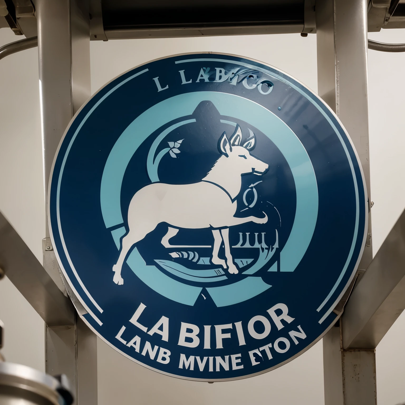 Logo of a veterinary microbiology laboratory, co el nombre Laboratorio Veterinario G&G, focused on diagnosis through microbiology in animals of economic importance 
