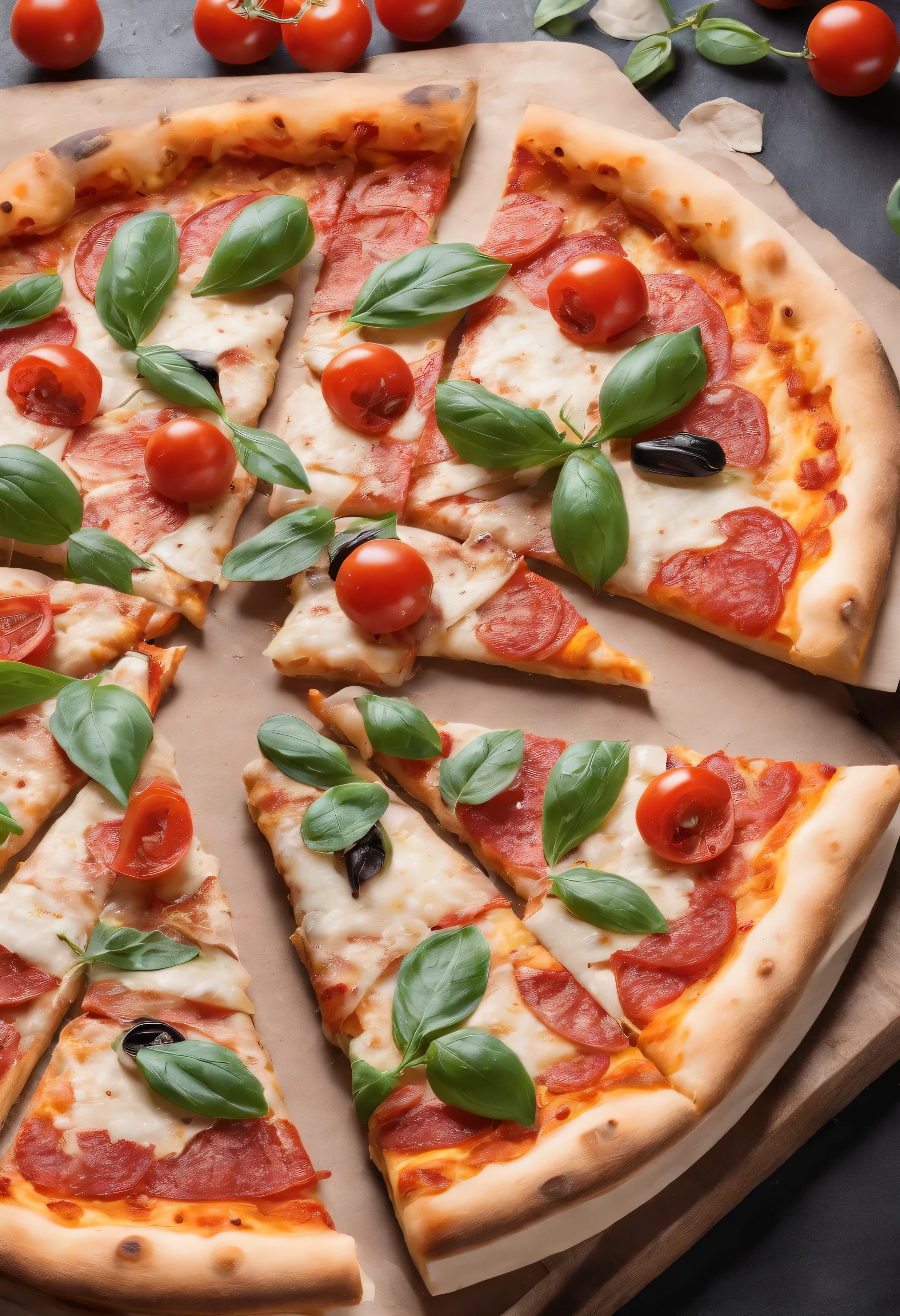 pizza, white background, food photography, magazine photo