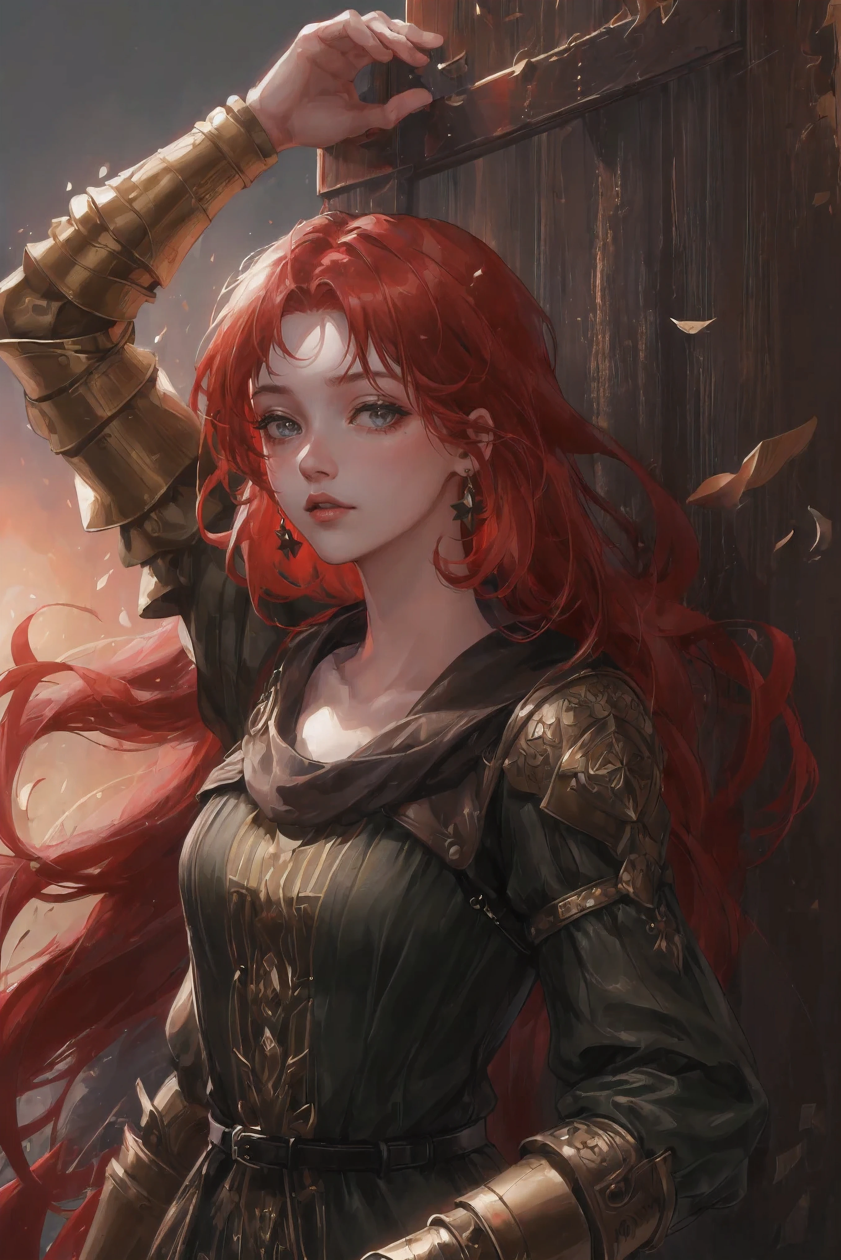 (((( 1girl, red hair, right hand armament, // )), CGI, ((high quality:1.2, masterpiece:1.2)), absurdres, high resolution, (8k resolution), 8k, 8kres, 8k res, high details, detailed and intricate, intricate details, high intricate details, absurd amount of details, super resolution, ultra hd, megapixel, ((upper body:1.2)), portrait,)), CGI, ((high quality:1.2, masterpiece:1.2)), absurdres, high resolution, (8k resolution), 8k, 8kres, 8k res, high details, detailed and intricate, intricate details, high intricate details, absurd amount of details, super resolution, ultra hd, megapixel,
