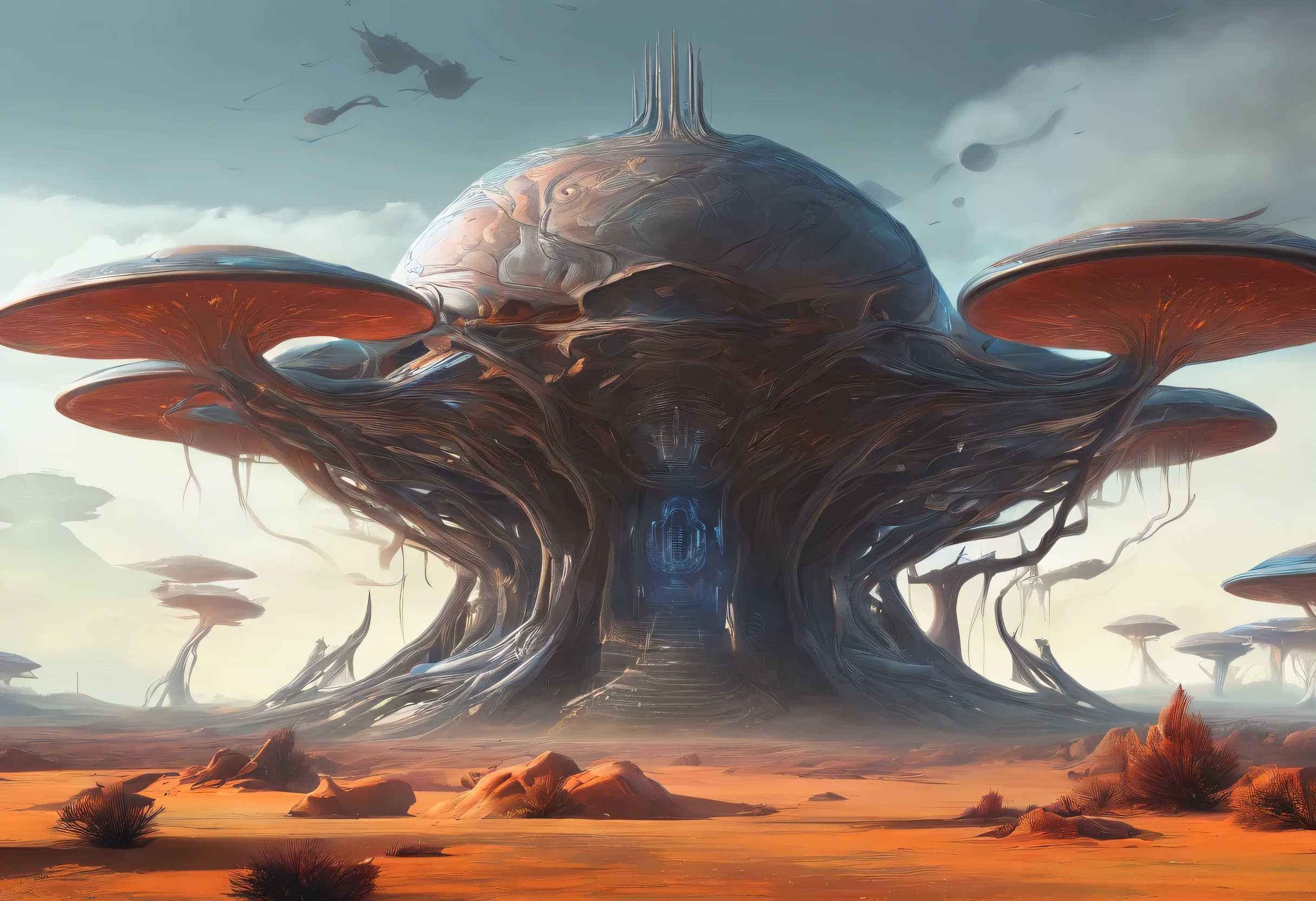 Alien landscapes, strange scenery, strange creatures, unusual plants