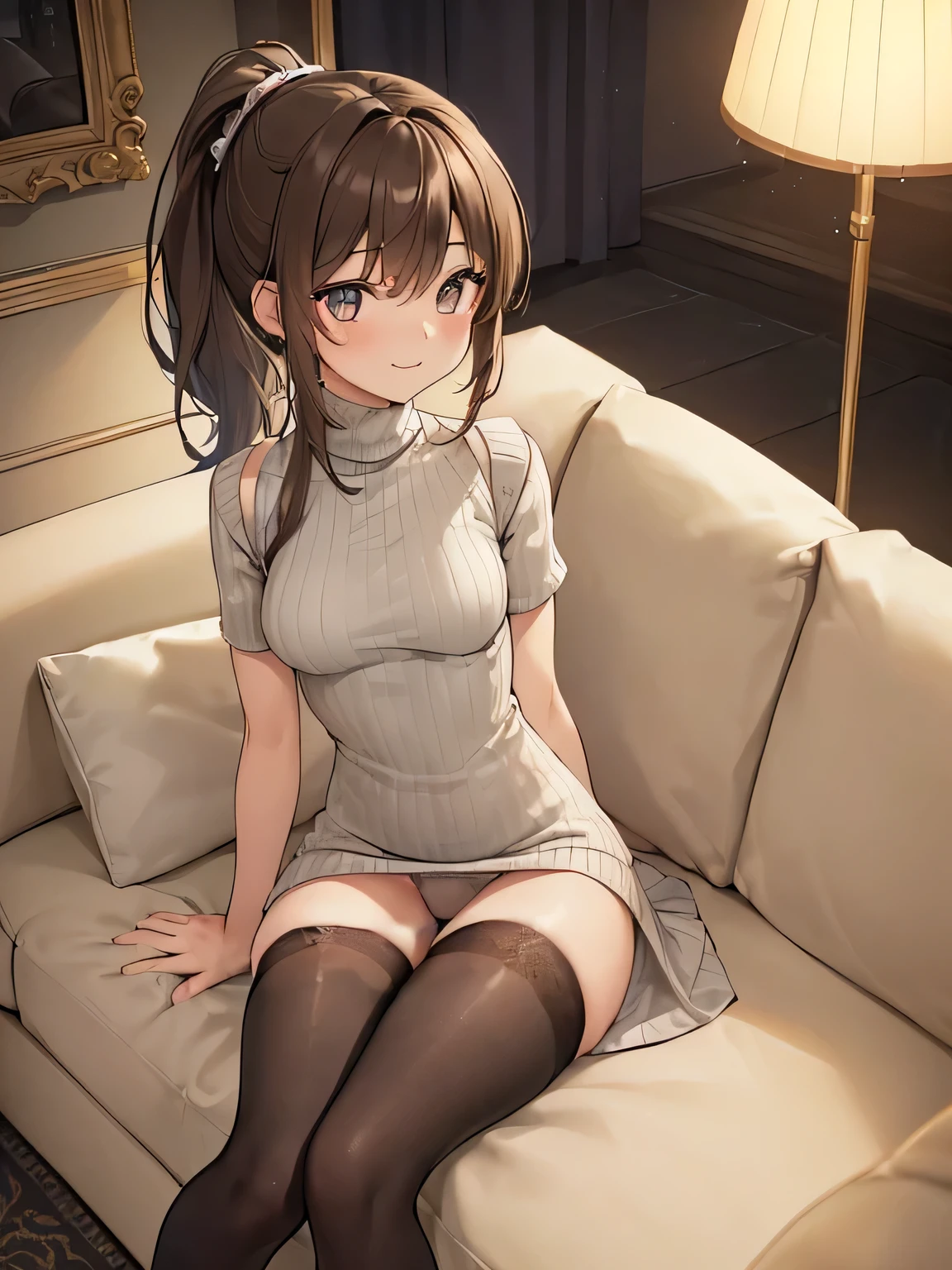 Please change to inseam-length stockings.、