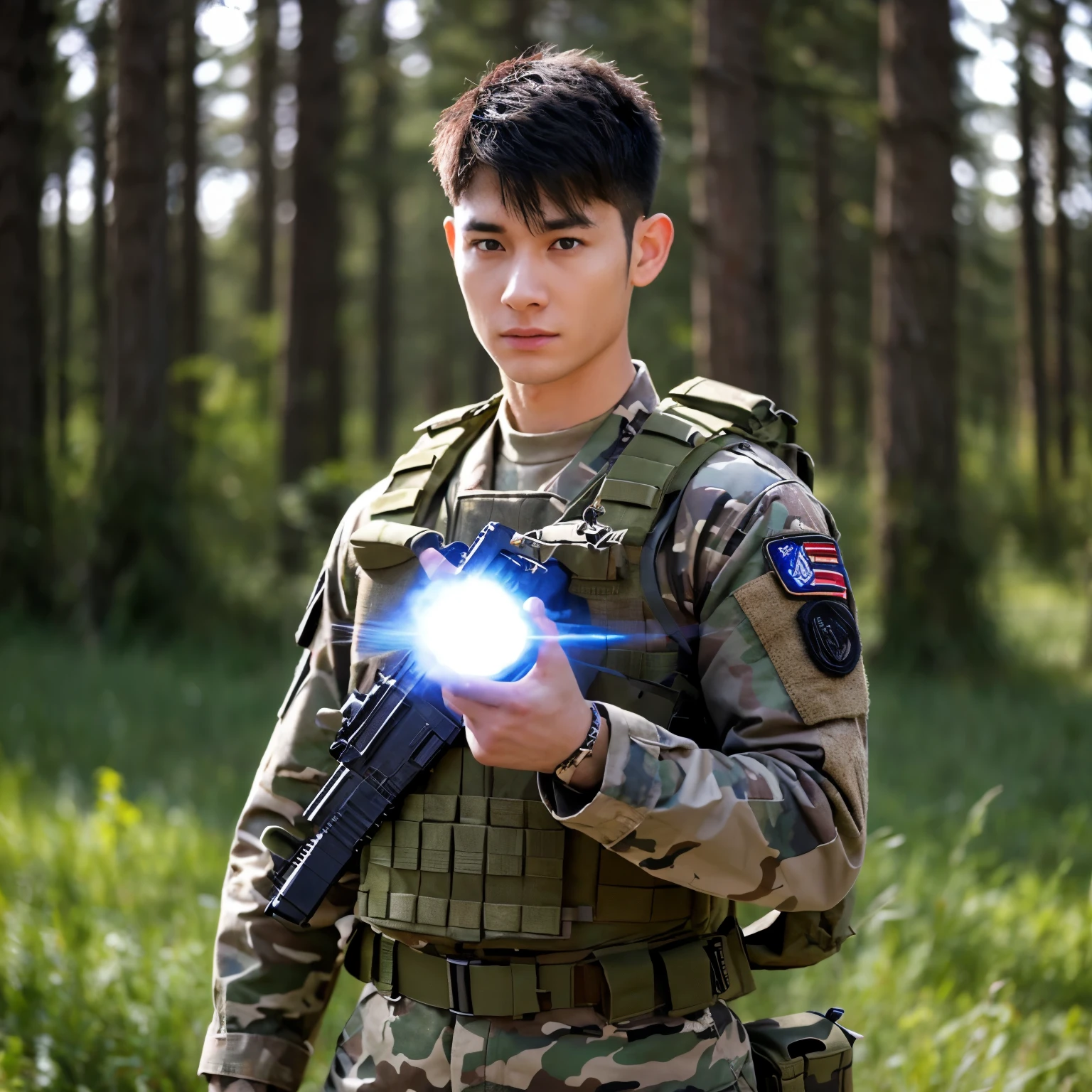 Tactical Soldier with Supernatural powers