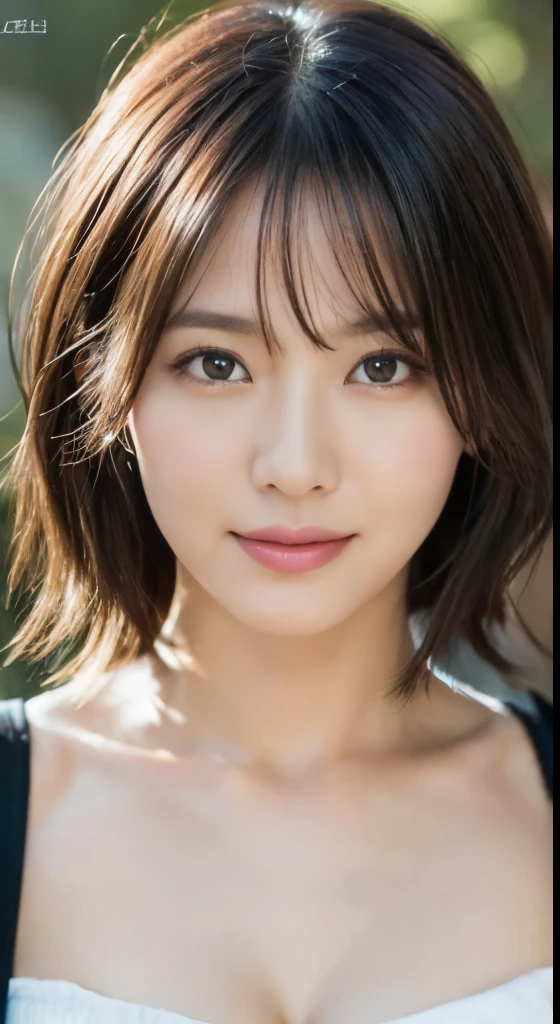 (8ＫRAW photo、highest quality、Masseter muscle part:1.2)、super detailed、super resolution、(realistic、realistic pictures:1.37)、Portrait、High-definition RAW color photo、professional photography、hvery detailed and beautiful、very detailed、8Ｋ画像wallpaper、amazingly detailed、huge file size、official art、Hvery detailed CG Unity 8Ｋwallpaper、hvery detailed beautiful girl、very detailed顔、very detailed目、very detailed肌、very fine fingers、hvery detailed nose、very detailed詳細な口、perfect ???????、detailed background、1 girl、(20:1.2)、10 generations、cute、realistic body、white skin、glowing skin、handsome body、black haired、cute、cute faces、lifelike face、delicate eyes、ordering sauce、look at the camera、smile、short hair