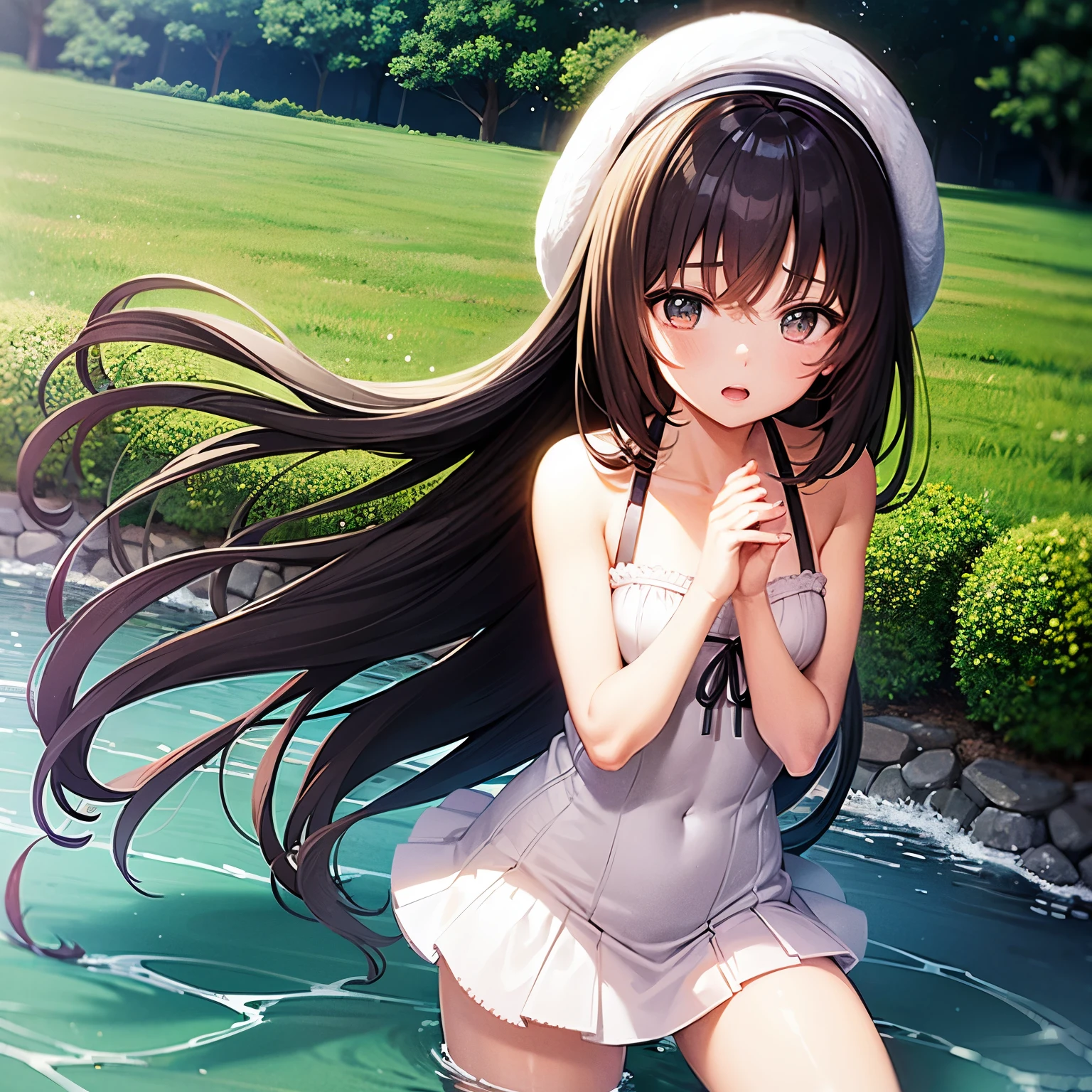 nsfw,japanese girl,beautiful body,nude,paizuri,fellatio,wear black micro bikini,wear black sandals,cow girl,spread legs,insert cocks