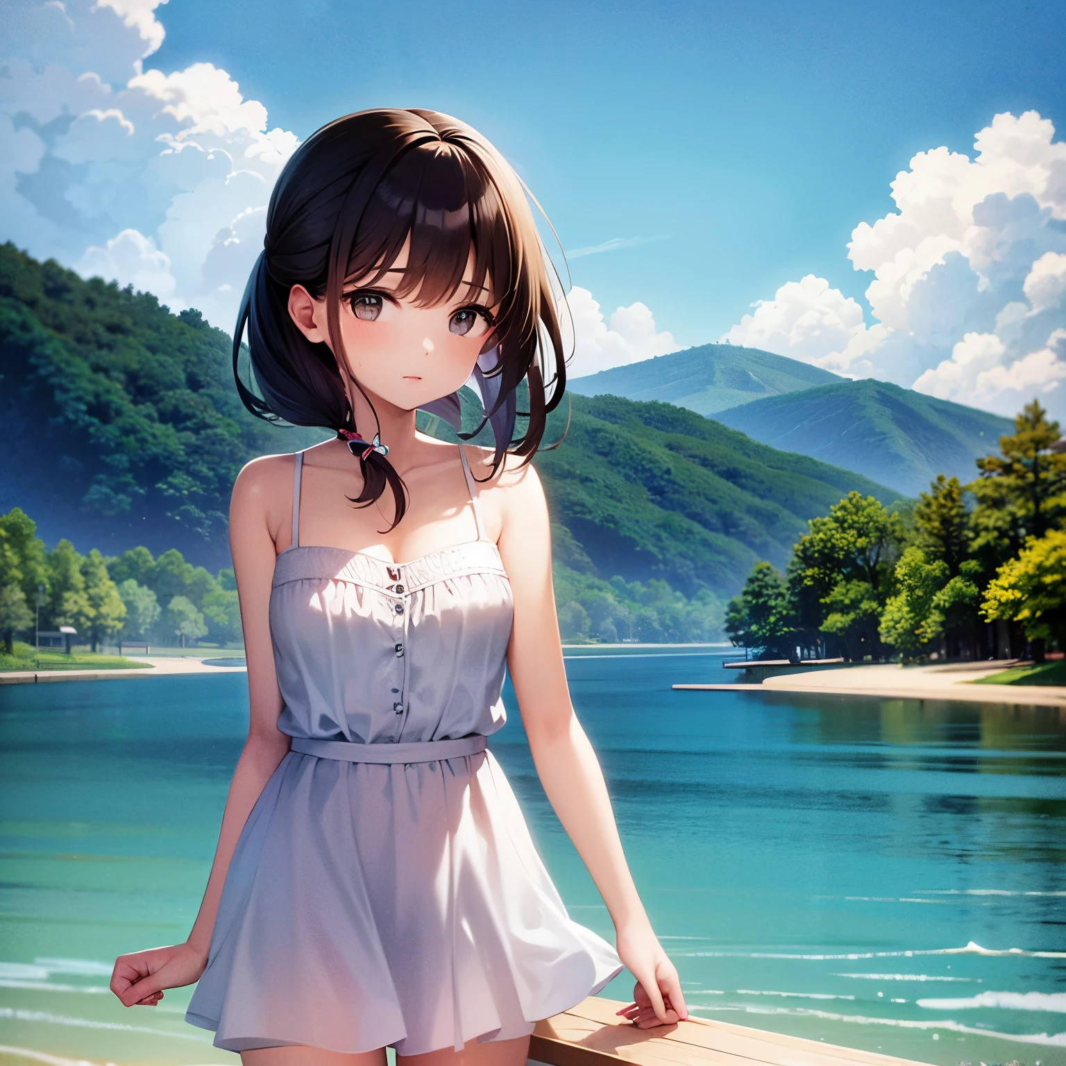 girl on the water
