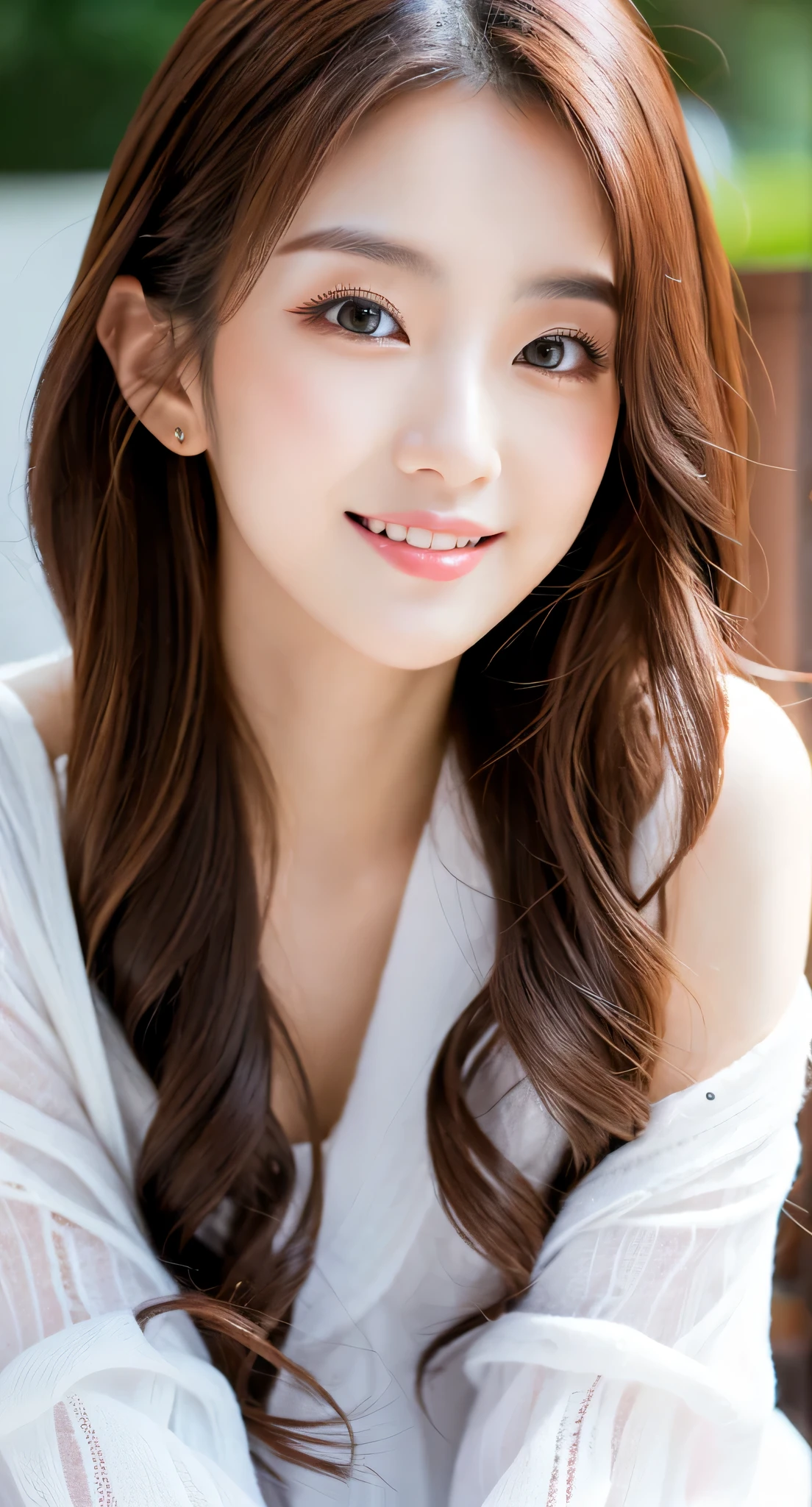 [masterpiece] table top, highest quality, shape, Highly detailed and finely crafted, High resolution 8K wallpaper, Japanese style,
Dynamic and beautiful form, Sharp features, Full body image of a 20 year old girl wearing spring clothes, oozing sex appeal,
Wavy hair flows softly around the face, cute expression, natural color lip, bold, Sexy pose with a seductive smile,
Harajuku fashion aesthetics, exuding confidence and charm, [masterpiece]