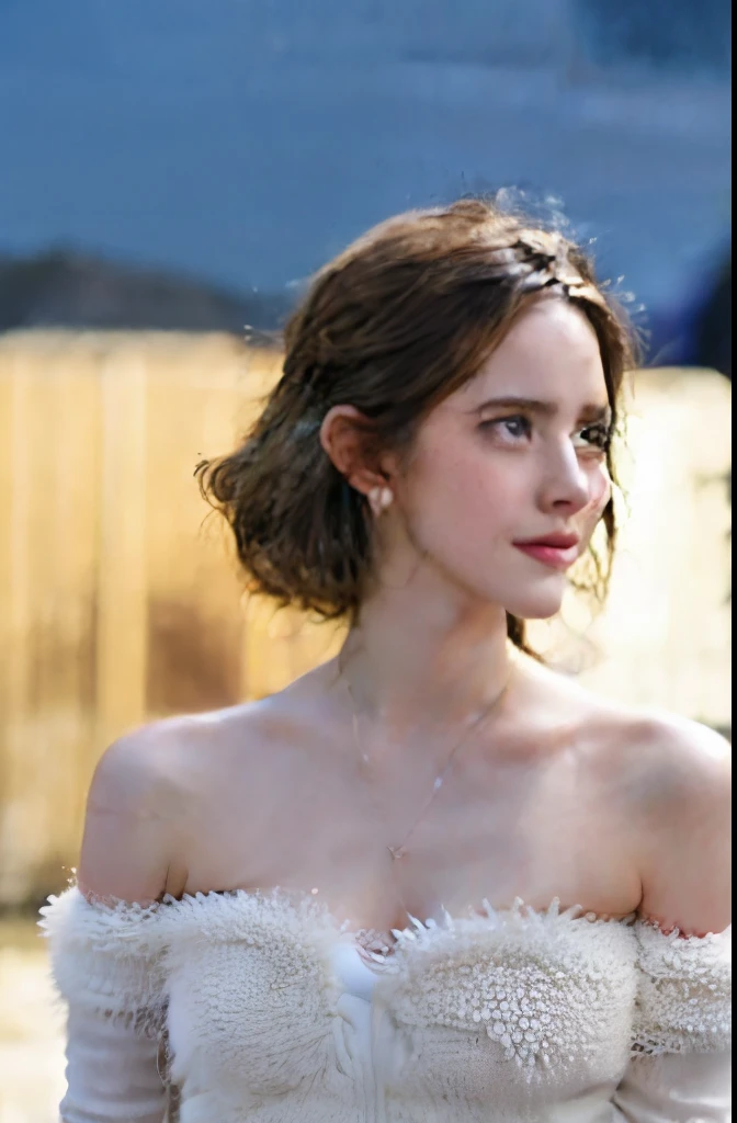 Emma Watson poses for a photo in a dress, Emma Watson's beautiful figure, Emma Watson with a supermodel body, Emma Watson in a side pose, Emma Watson with a perfect body, Emma Watson with a back slit, Very slim body, Emma Watson in white body, Emma Watson with a perfect body, Emma Watson is perfectly balanced, Emma Watson with beautiful body style, Emma Watson is tall and skinny, profileショットのエマ・ワトソン, Emma Watson with a perfectly sculpted body, Side view, Emma Watson's elegant and smooth body, Emma Watson looking gorgeous, A woman walking down the runway in a short skirt and top, Chain mail, Chain Mail, Inspired by Alexander Mann, Golden Clothes, Inspired by Alexander Fedsakh, wearing Chain mail, Burning Man Style Blend, Inspired by Giorgio De Vincenzi, Fashion Runway, Metallic Skin, Sequins, Narrow waist, Inspired by Nina Hamnett, Top Quality, Masterpiece, Details: 1.4, 3d, Thick voluminous hair, light particles, pure energy chaos antitech, HDR (High Dynamic Range), ray tracing, nvidia RTX, super resolution, Unreal 5, subsurface scattering, PBR Texturing, post-processing, anisotropic filtering, depth of field, maximum clarity and sharpness, multi-layer textures, Albedo and specular maps, surface shading, accurate simulation of light and material interaction, perfect proportions, Octane rendering, two-tone lighting, wide aperture, low ISO, white balance, trichotomy, 8K RAW, A woman in her 50s wearing a see-through bodysuit and thigh-high boots, Steven Klein, Translucent dress, transparent gray dress, inspired Vanessa Beecroft, Thierry Mügler, Herpen Iris, See-through dress, Herpen Iris rankin, Vanessa Beecroft, steven meisel, Juergen Teller style, Herpen Iris, Top Quality, Masterpiece, Details: 1.4, 3d, Thick voluminous hair, light particles, pure energy chaos antitech, HDR (High Dynamic Range), ray tracing, nvidia RTX, super resolution, Unreal 5, subsurface scattering, PBR Texturing, post-processing, anisotropic filtering, depth of field, maximum clarity and sharpness, multi-layer textures, Albedo and specular maps, surface shading, accurate simulation of light and material interaction, perfect proportions, Octane rendering, two-tone lighting, wide aperture, low ISO, white balance, trichotomy, 8K RAW, Green Girl hat One person profile Wide Shot