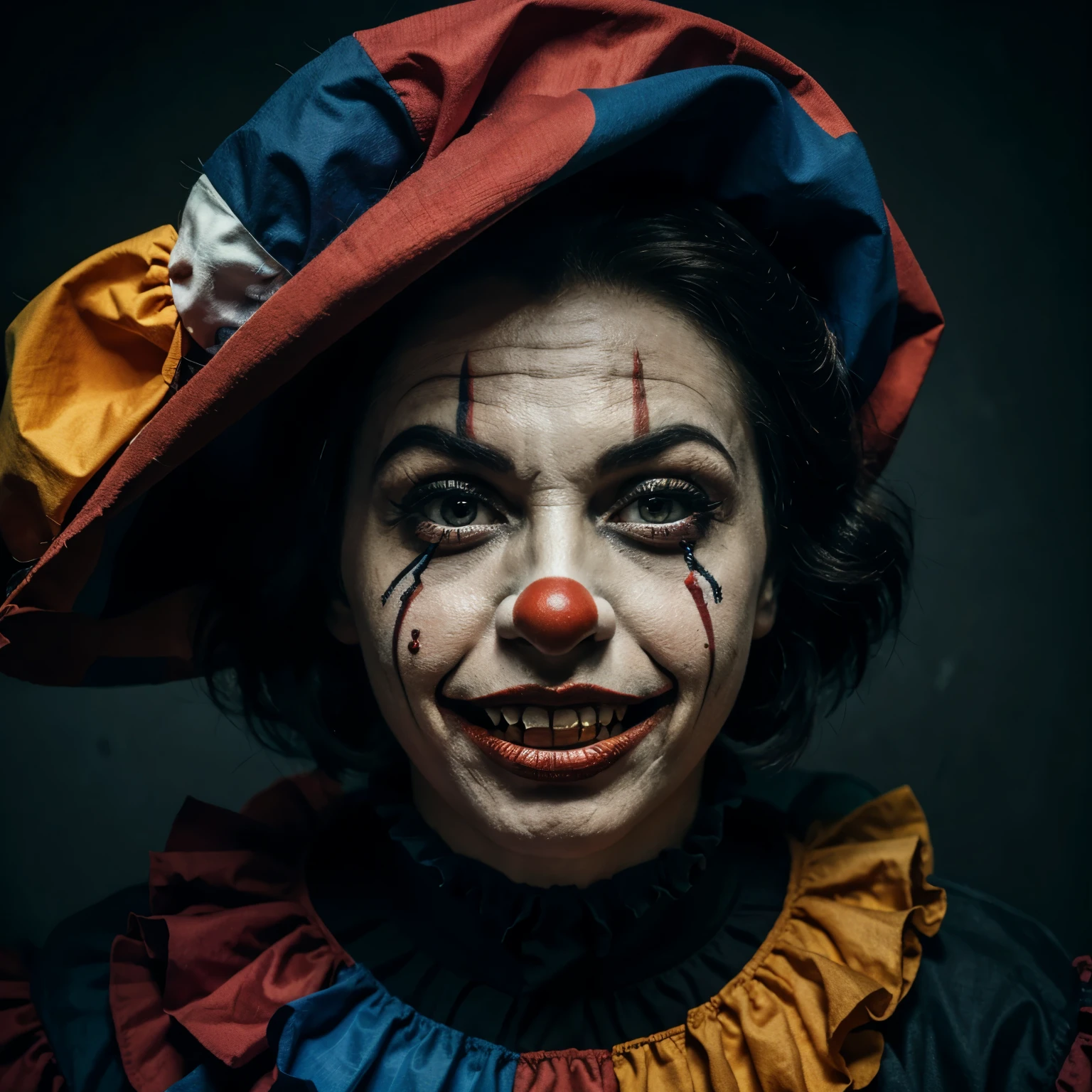 A scary clown