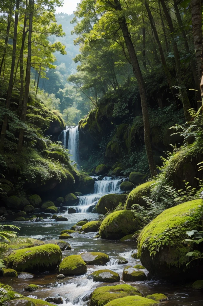 highest quality、lush forest and plants