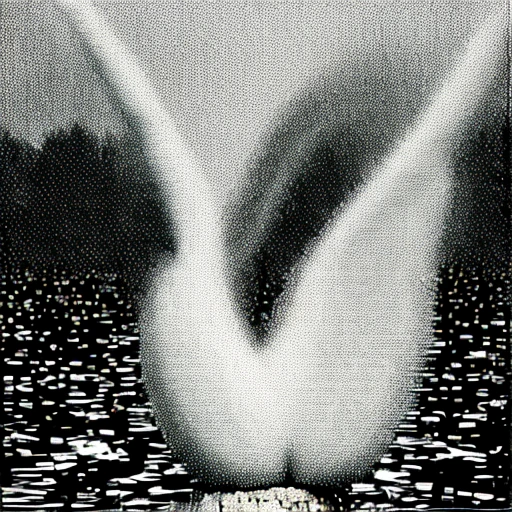 a young, white woman, perfect body, blonde, long hair flowing in the wind, beautiful and naked, with a sculptural body and balanced measurements, eroticism, in a car driven by swans over the sea foam, emerging from a shell. She personifies the ideal of feminine beauty and is capable of seducing both gods and mortals with her beauty. include shells, myrtles, roses, doves and swans.
In classical art, she is depicted nude. Pointillism style, Salvador Dali style