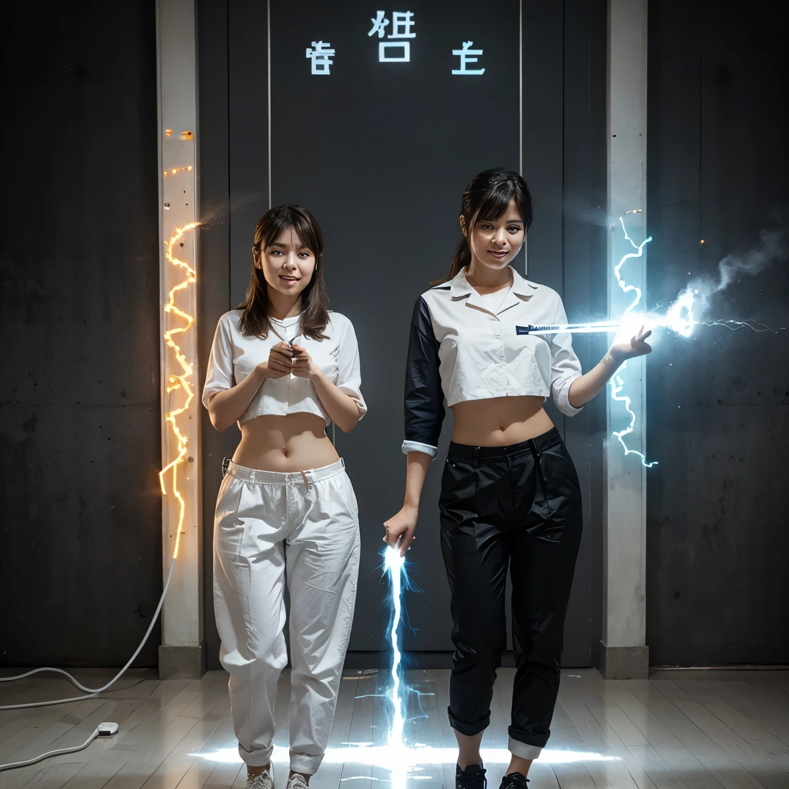 Attraction of positive and negative charge