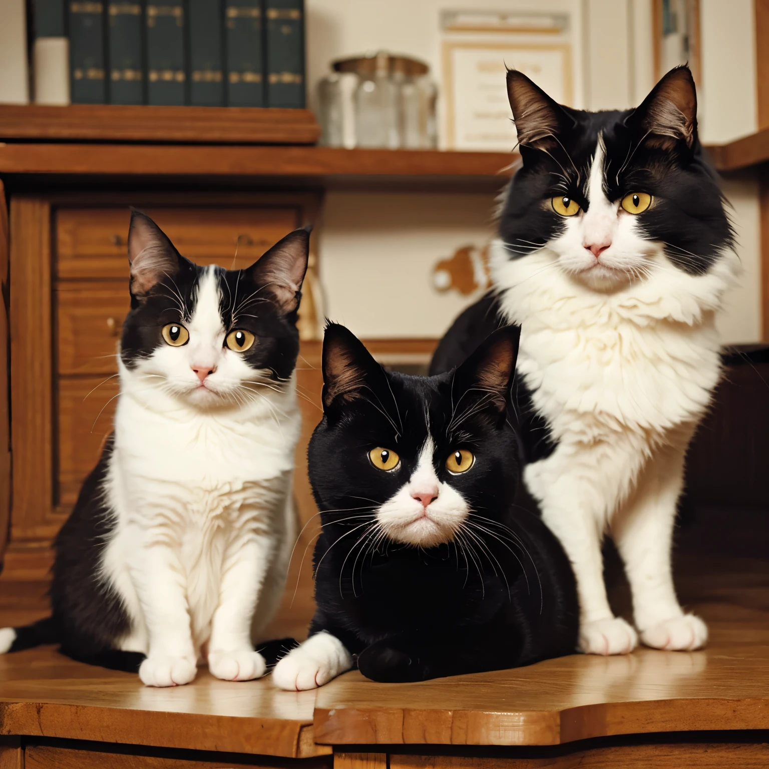 bach style cat