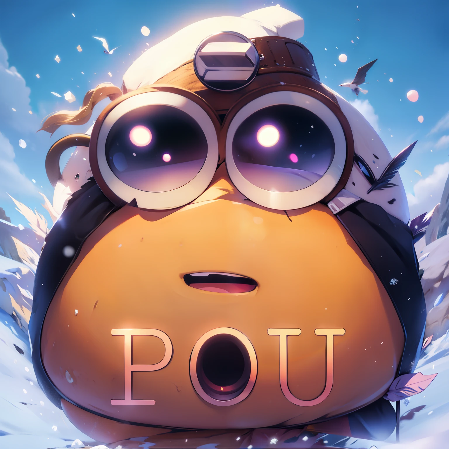 Couleur different, personnage brun marron, motivation, 3D QUALITY, DESSIN ANIME, reality, , la neige,