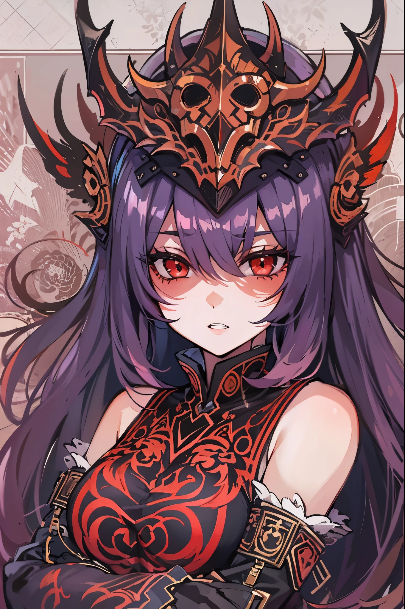 Demon Imperial Sister，arrogant personality，anime style