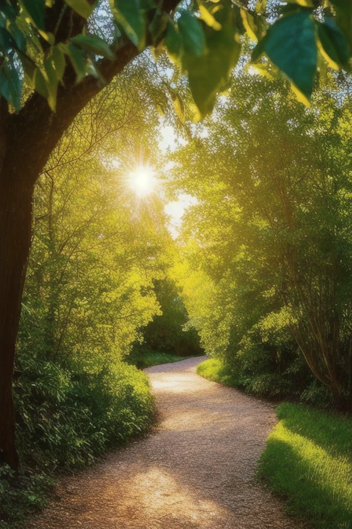 A winding path in the eucalyptus forest during golden hour, realistically captured in an 8k photograph, with rays of sunlight filtering through the leaves, intricately detailing every texture and shadow, a masterpiece showcasing the beauty and harmony of nature. (masterpiece: 1.3, best quality, high resolution) (fine detailed lighting: 1.5), (extremely detailed CG Unity 8k wallpaper, highly realistic, ultra-detailed, best shadows) (tranquil background), high contrast, (gorgeous sunset lighting, warm colors), (caustics and highlights adding depth to the image) (dynamic angles, soft focus