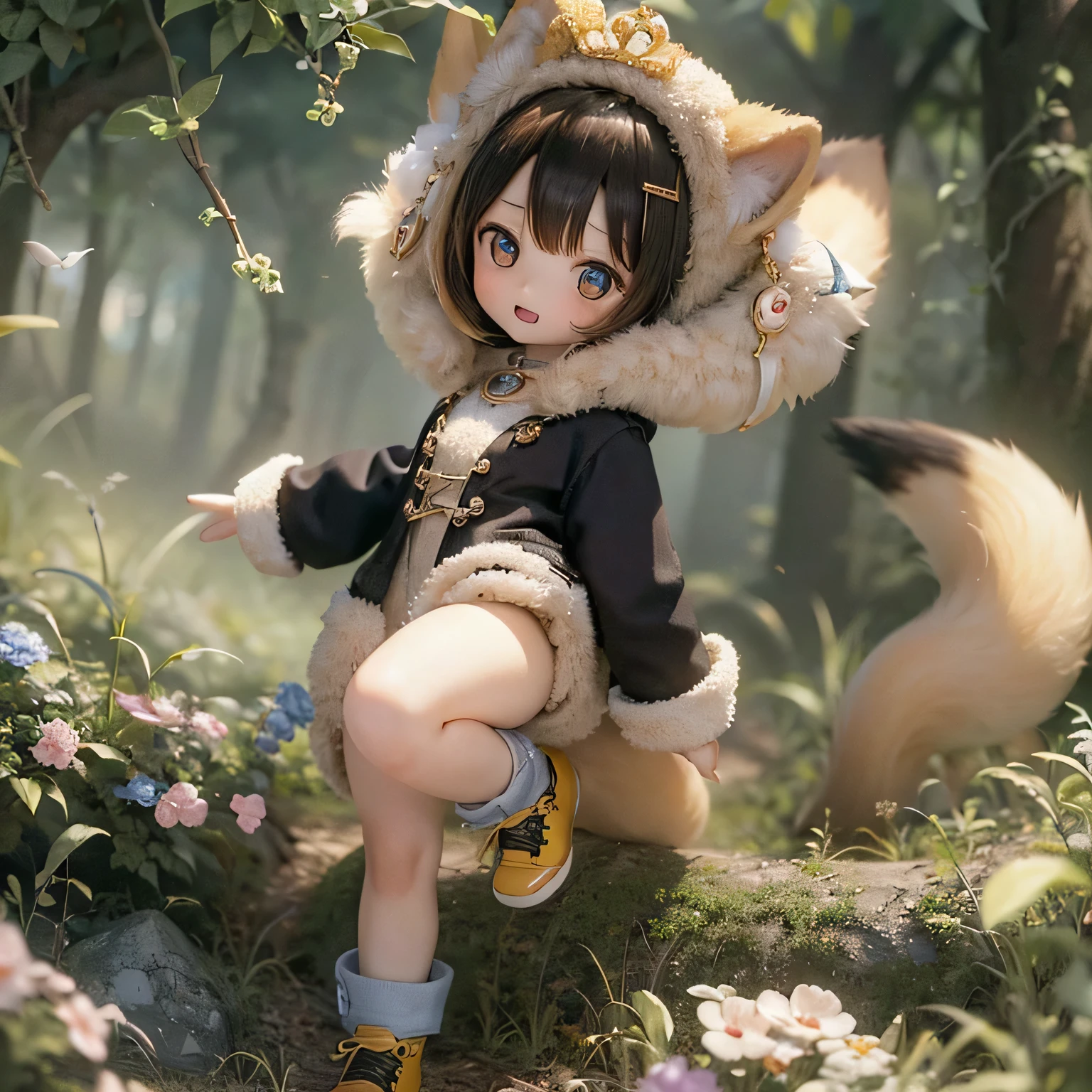 shiba inu girls chibi run