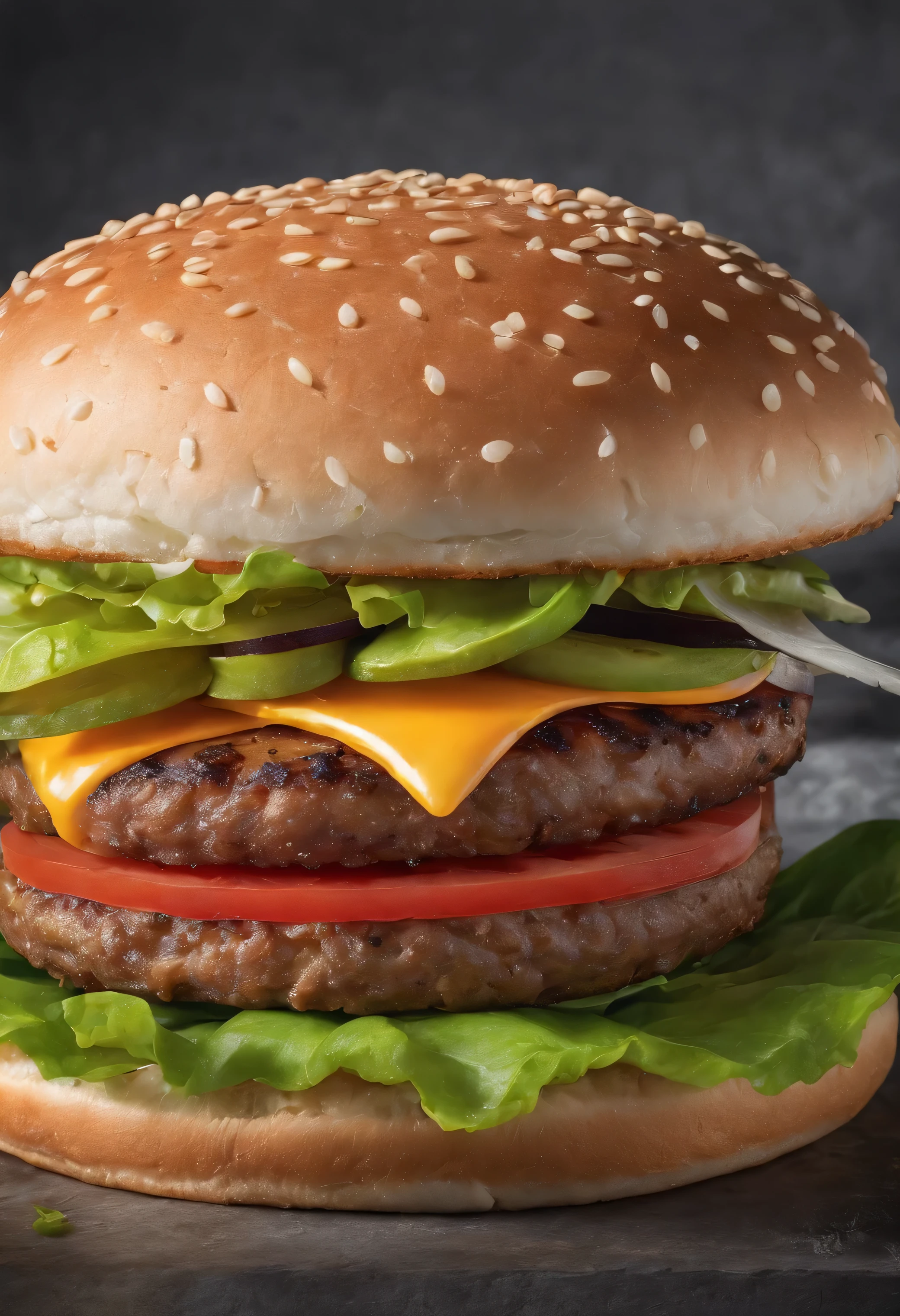 hamburger, white background, magazine photo, food photography