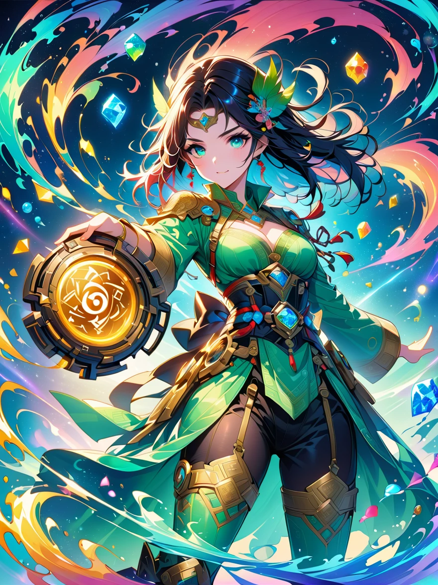 ((Vision))，((whole body))，Snow mountain sword painting method, Ancient style woman&#39;s cold ice flame sword, Holding a sword burning with blue flames, Dancing with a sword in white clothes, long hair flowing in the snow, Beautiful woman holding a silver sword, Wear jade jewelry, Her face is full of confident smile, She is suspended in the clouds like a fairy, Behind her are layers of mountains，(UHD, retina, masterpiece, ccurate, anatomically correct, textured skin, super detail, high details, 8k)，中国ink画风格，ink