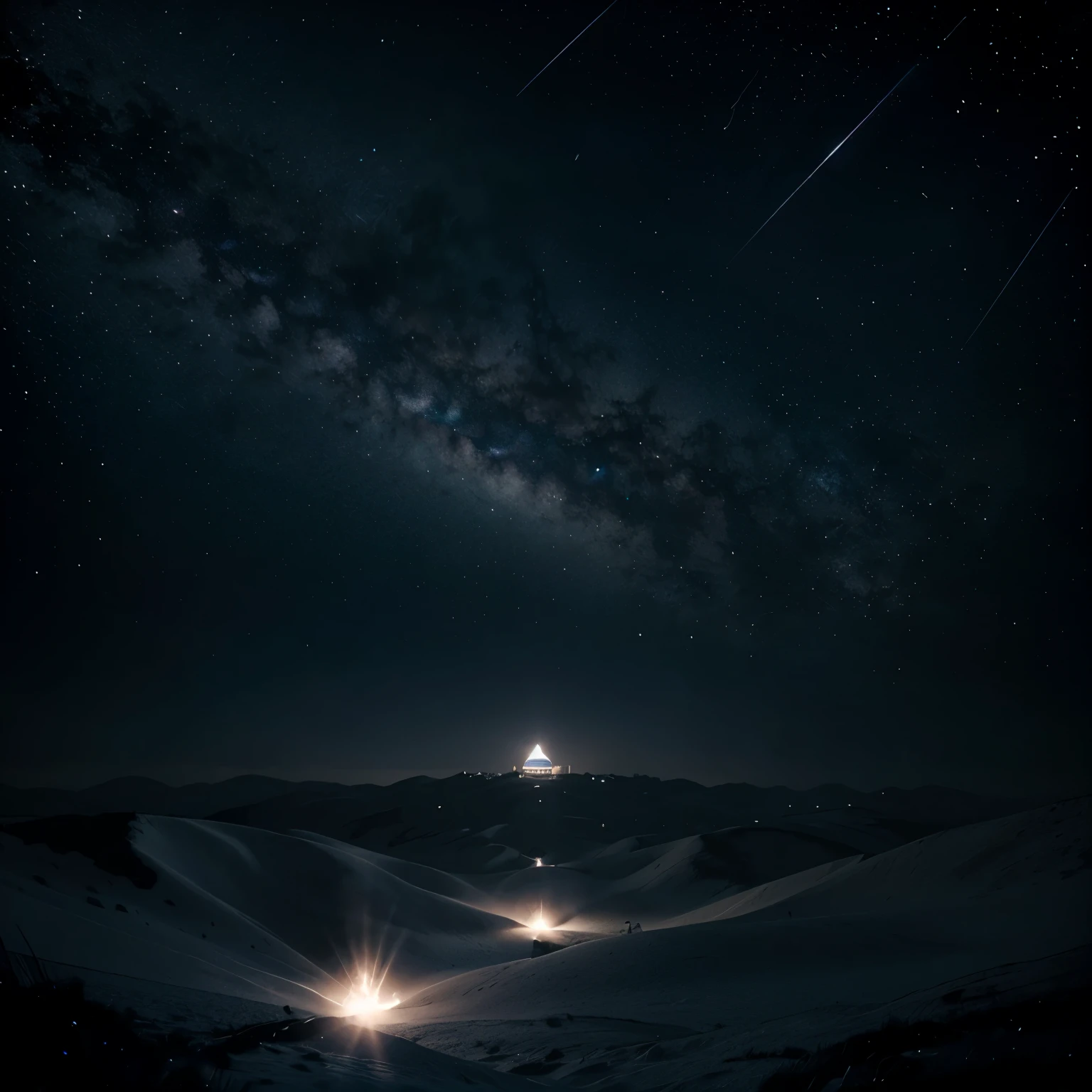 Stars can’t shine without darknes phrase illustration