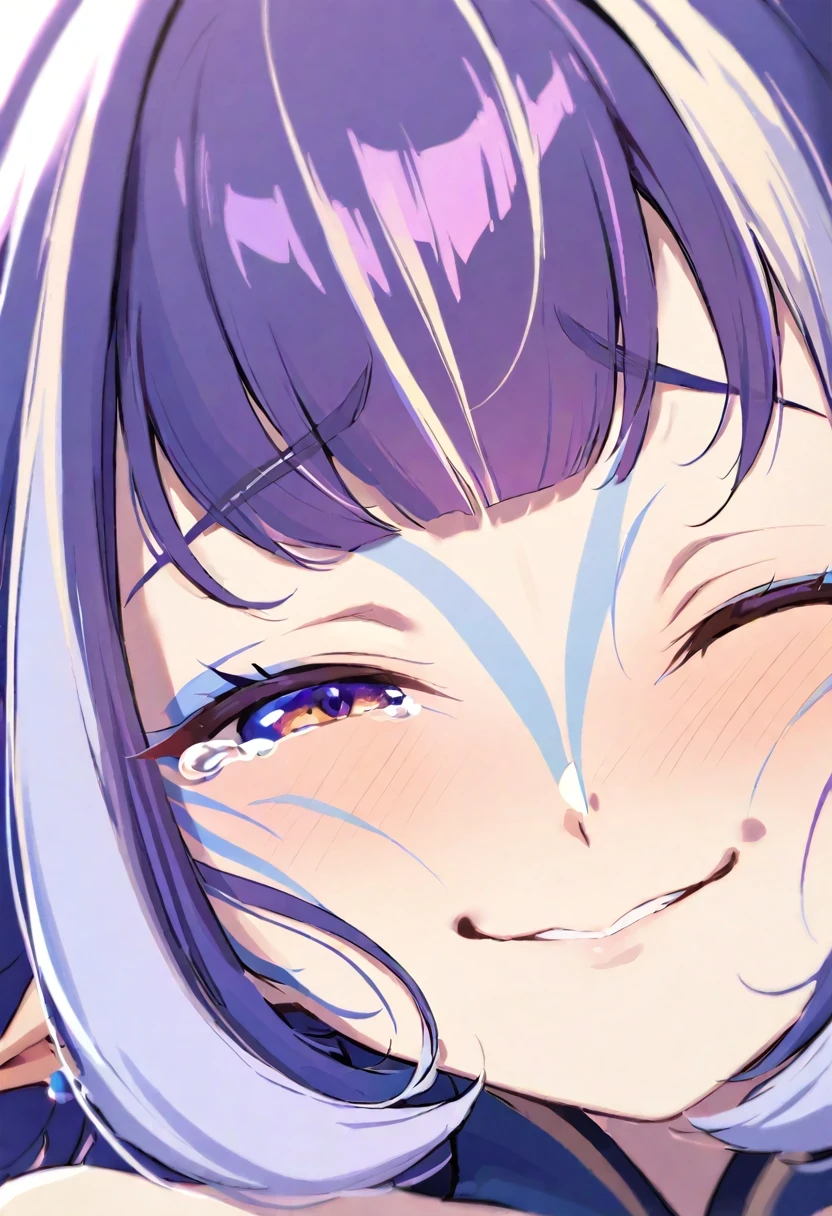 (((shylily))), naughty face, nose blush, wince, happy tears, pointy ears,Delicate and cute facial features