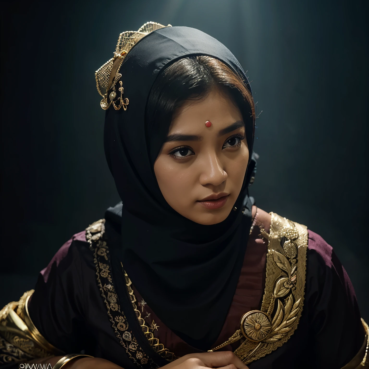 sebuah jam tangan masadepan yang sedang dipakai oleh seorang pria indonesia, Hologram 4D mengambang pemuda Indonesia, dengan tulisan mengambang "uda fadhly"dituliskan dengan benar terlihat dengan jelas,"ada telfon" bersinar dan berpendar di atas jam tangan 4D.superrealistic,nyata