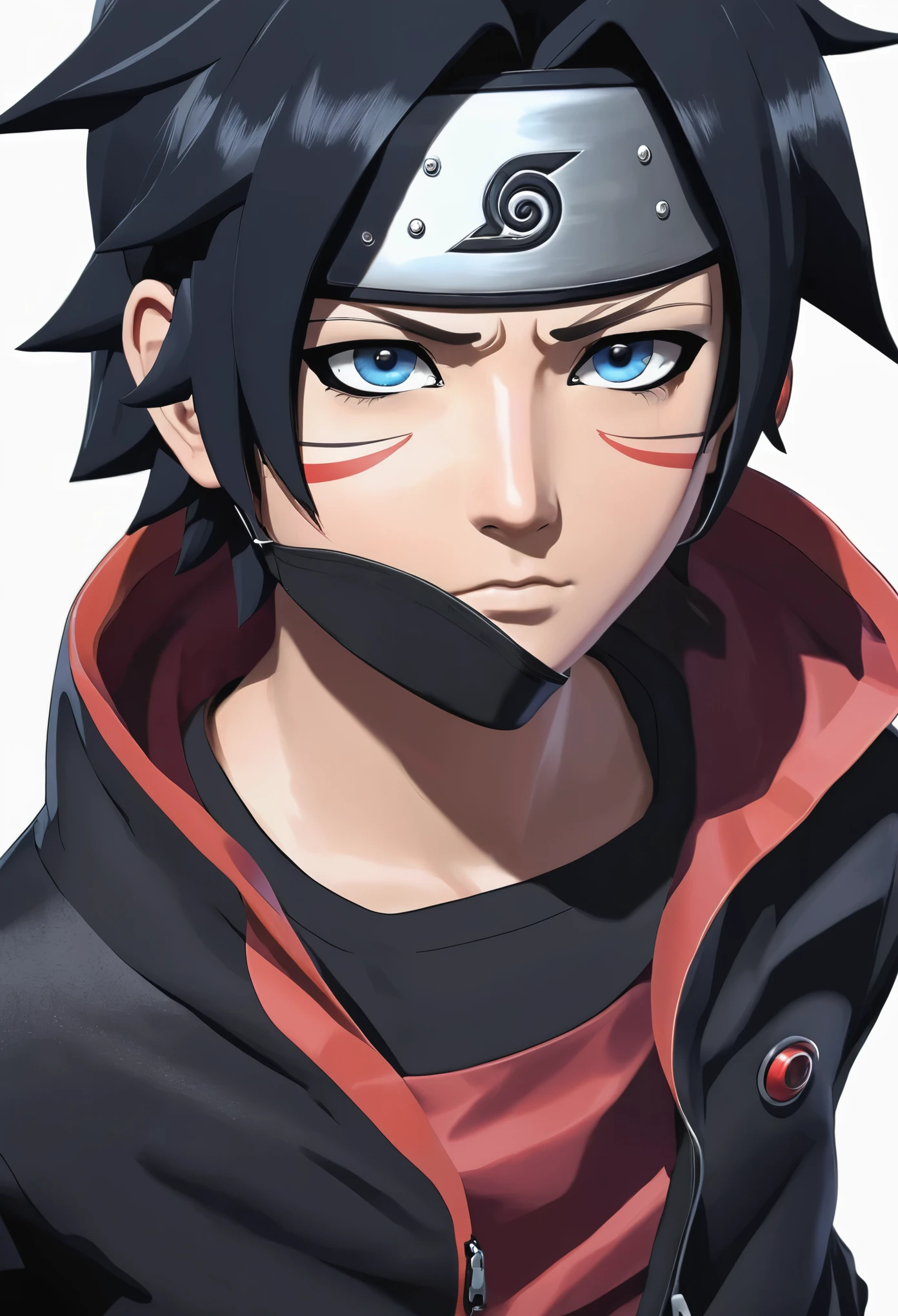 Faca uma arte de boruto e sarada