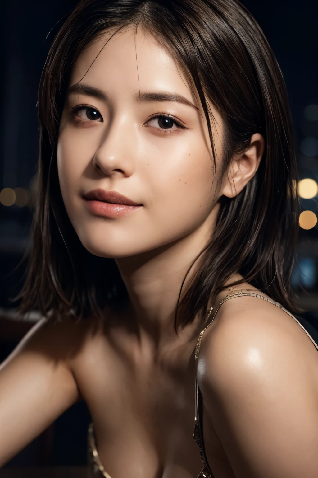 Beautiful asian girl with red lips, Her eyes shone like dreamy stars, glowing eyes, beautiful and detailed eyes, RAW photo,(high detailed skin:1), (realistic, photo-realistic:1.37), ultra high res, professional lighting , 8k uhd, dslr , high quality, film grain, Fujifilm XT3, RAW photo,, RAW photo,(high detailed skin:1), (realistic, photo-realistic:1.37), ultra high res, professional lighting , 8k uhd, dslr , high quality, film grain, Fujifilm XT3, RAW photo,