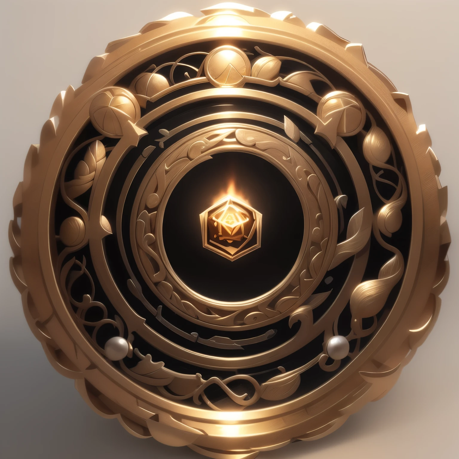 {Intricate magic ring made fire and gold} , vector , runes imagery of rats and small cheese, game icon (masterpiece)