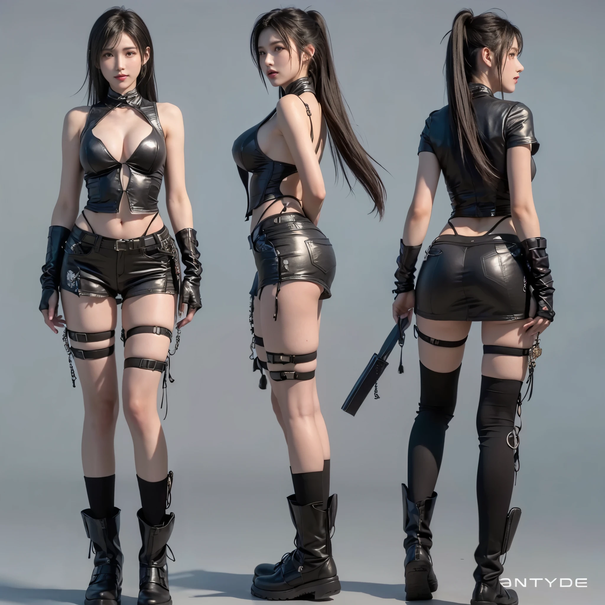 Replace the people in the picture,((8k+ultra high resolution+ultra high definition+masterpiece+Very detailed+Award-winning+The award-winning)),(perfect face+supermodel+Delicate skin+high ponytail+huge breasts+perfect hands+beautiful hands+perfect hands指+beautiful hands指+perfect legs+perfect feet),[[[muscle]]],(((anatomically correct))) ,