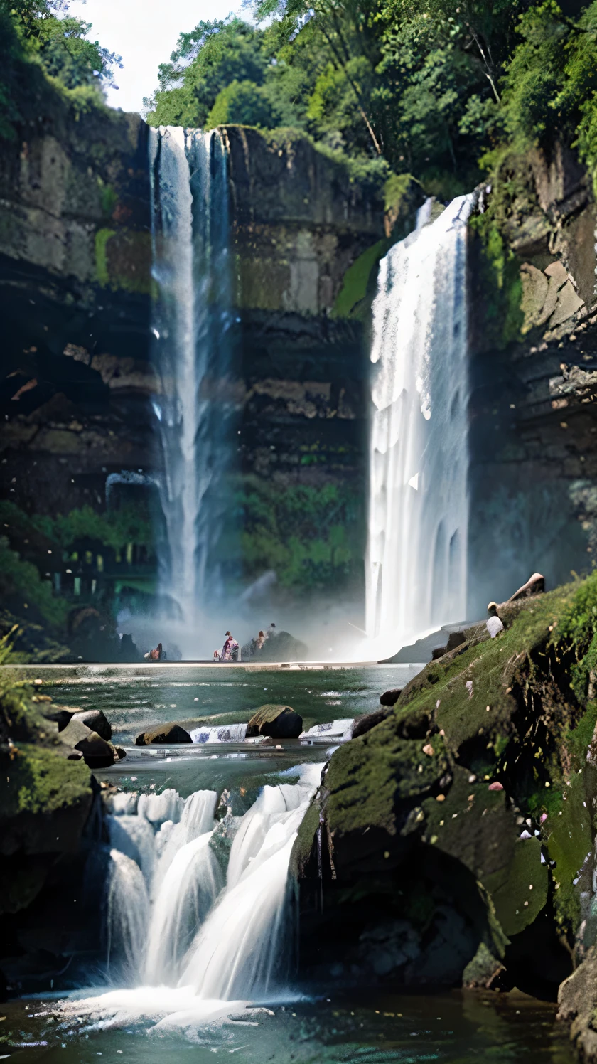 A very beautiful waterfall