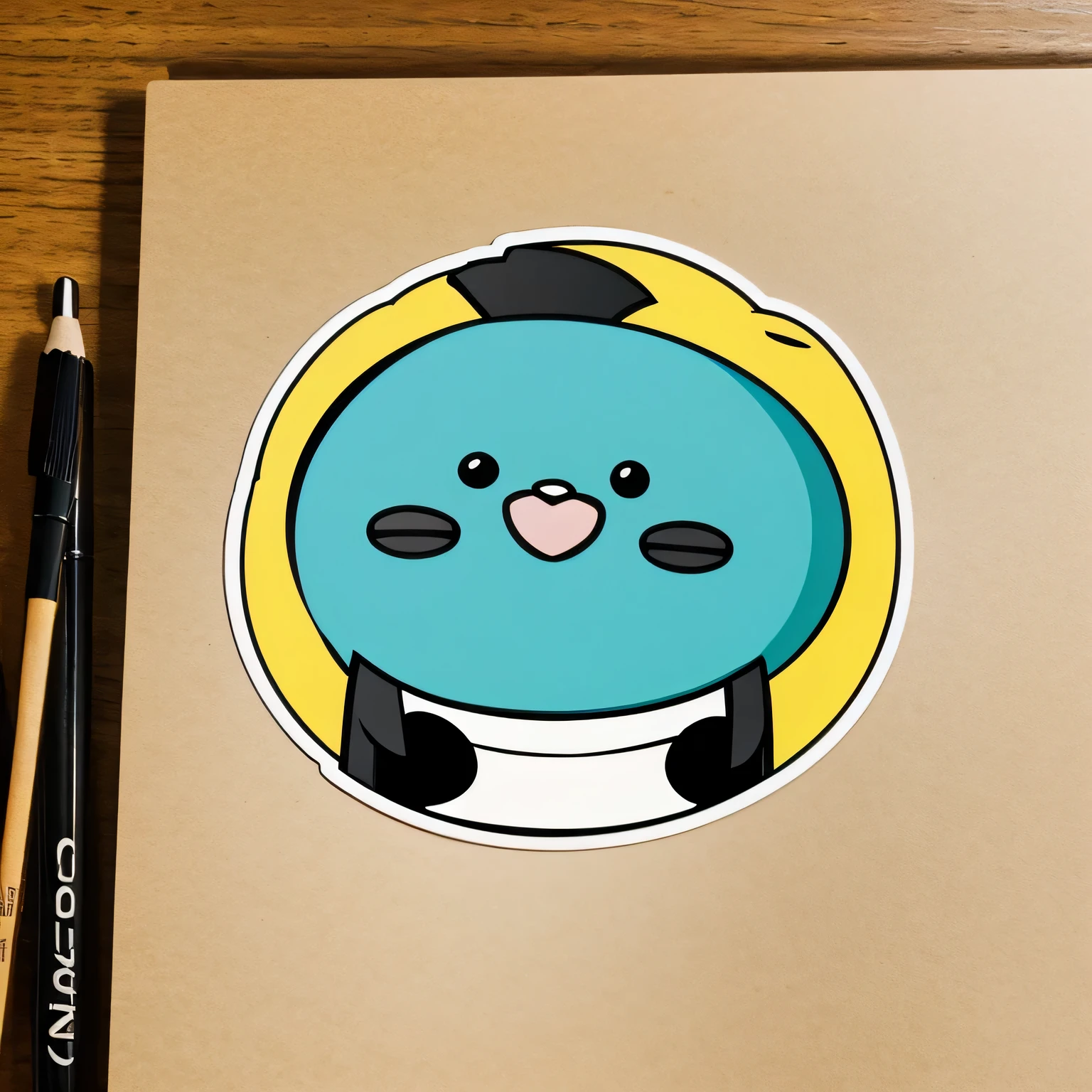 design love store brand cartoon as sticker