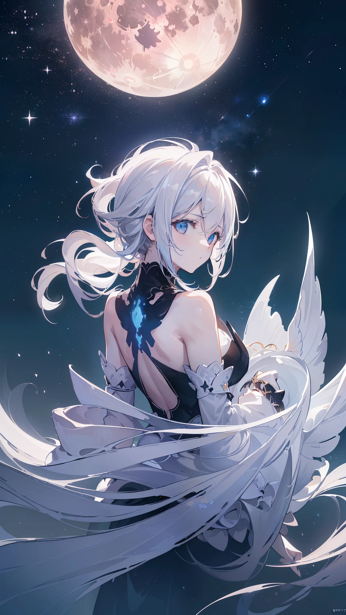abstract, Woman absorbing background,tear,Colorful light illuminating the world, Astral body human, (masterpiece), Very delicate,best quality, ultra-detailed, illustration, an extremely delicate and beautiful