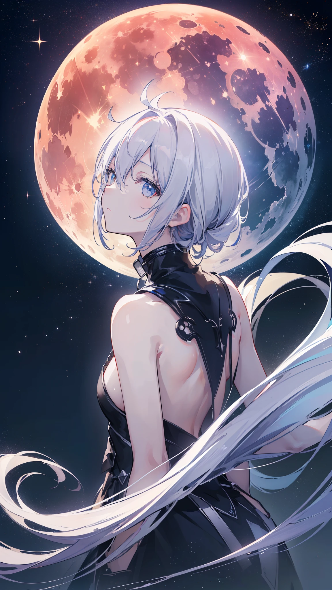 ((32k)), ((best quality)), ((ultra high res)), ((HDR)), ((UHD)), ((extremely detailed CG)), ((unity 32k wallpaper)), (((no human))), ((best quality starry sky)), ((best quality　town)), ((best quality full moon)), (((white silhouette))), (((human silhouette))), ((((best quality silhouette)))), (((best quality animal silhouette))), 