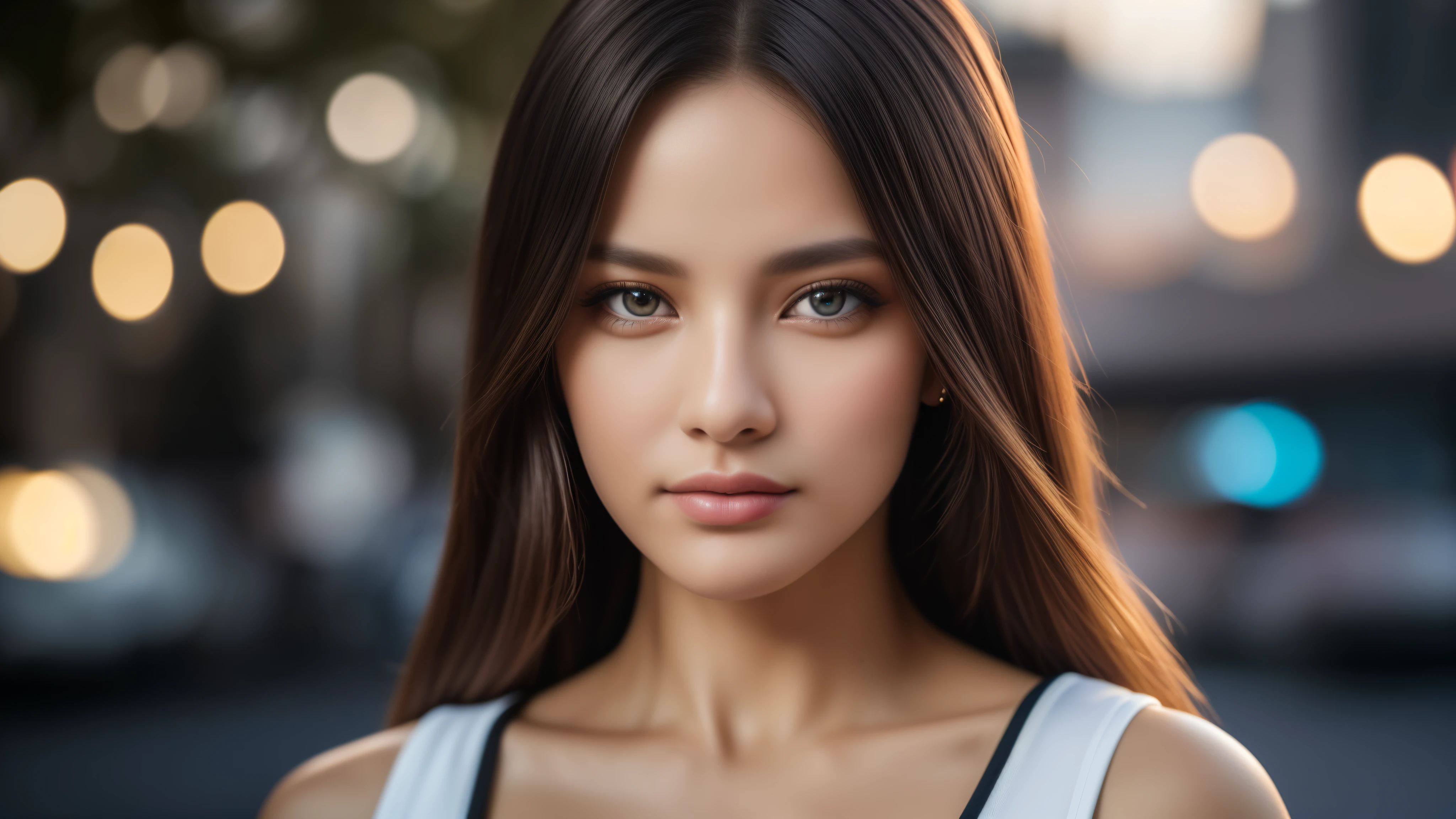 tmasterpiece,best qualtiy,hdr, hyper HD, 8K,Bokeh,Ultra-fine painting,Sharp focus,Physically-based rendering,Extreme detail description,portraitures,half-body photo,looking at viewer, (EOS R8, 50 millimeters, F1.2, 8K, RAW photo:1.2)