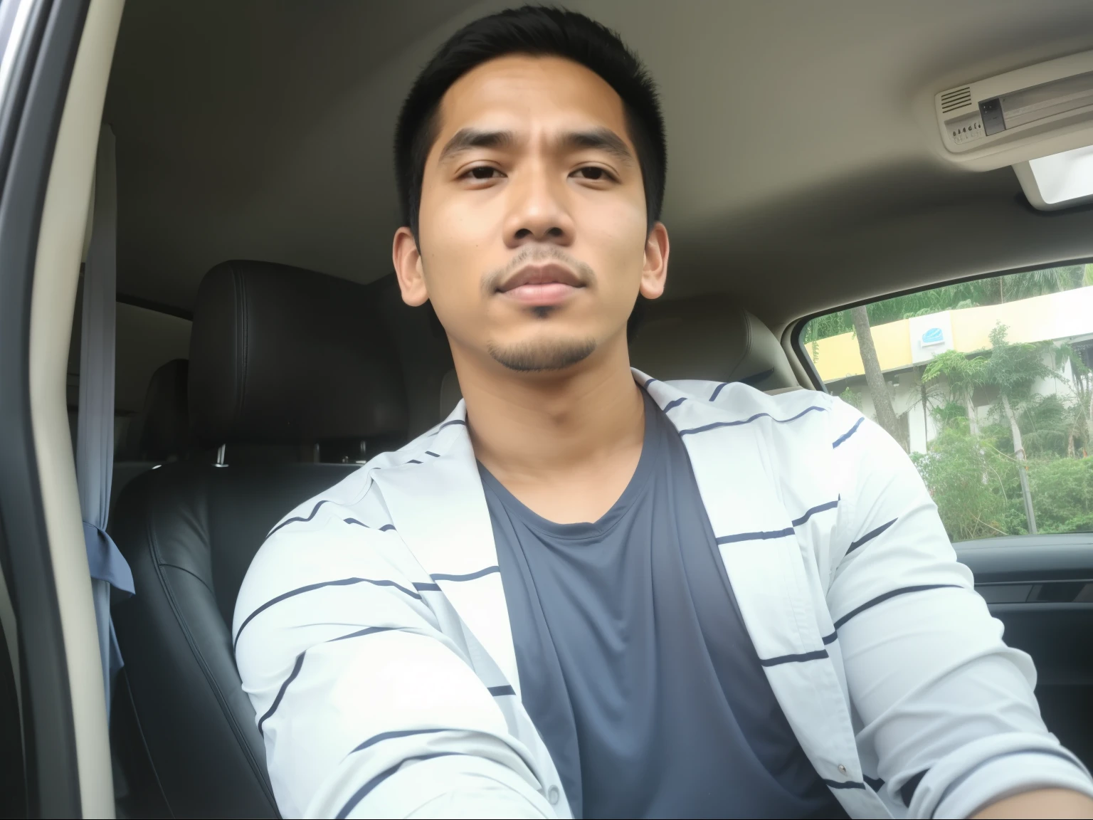 there is a man standing 2 7 years old, john jude palencar, ramil sunga, in front of sexy lingery indonesian woman 21yo
