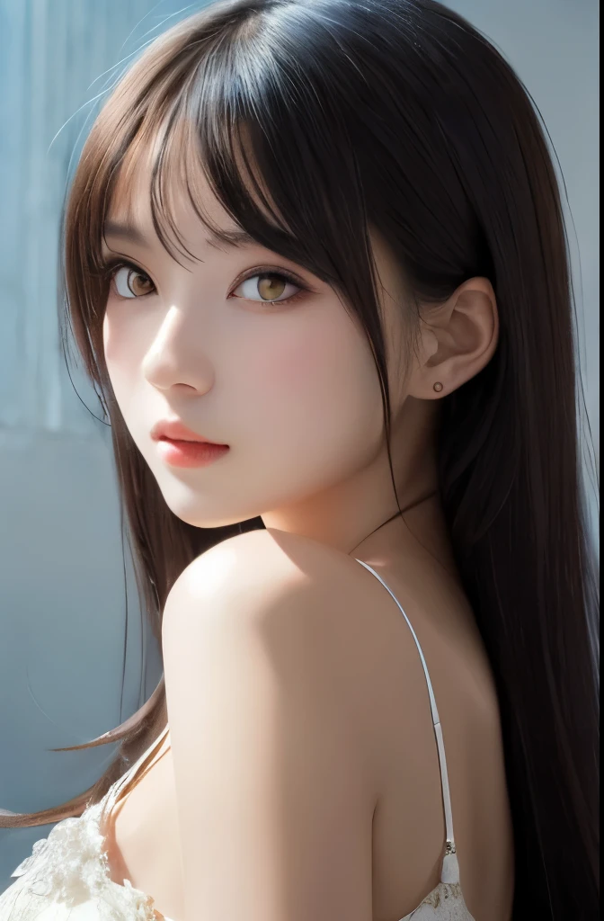 focus on people。Realistically create and express the most brilliant composition of a person。((masterpiece))、(((highest quality)))、((super detailed))、(surreal)、(Mion Mukaiji)、(Highly detailed CG illustration)、(very delicate and beautiful)、少女はmasterpieceだ、highest quality、realistic skin feel、realistic fabric、lips are plump、Introducing a realism illustration centered on the front center of a girl with realistic and ultra-detailed eyes..。this is the absolute rule, And the next sentence describes the image quality。 The greatest painter in human history meets unparalleled beauty、戌育一護史上最高masterpieceです, The most beautiful image of my life.。 Create stunning anime artwork that&#39;s currently trending with seaStation、Introducing exquisite beauty and captivating aesthetics。
