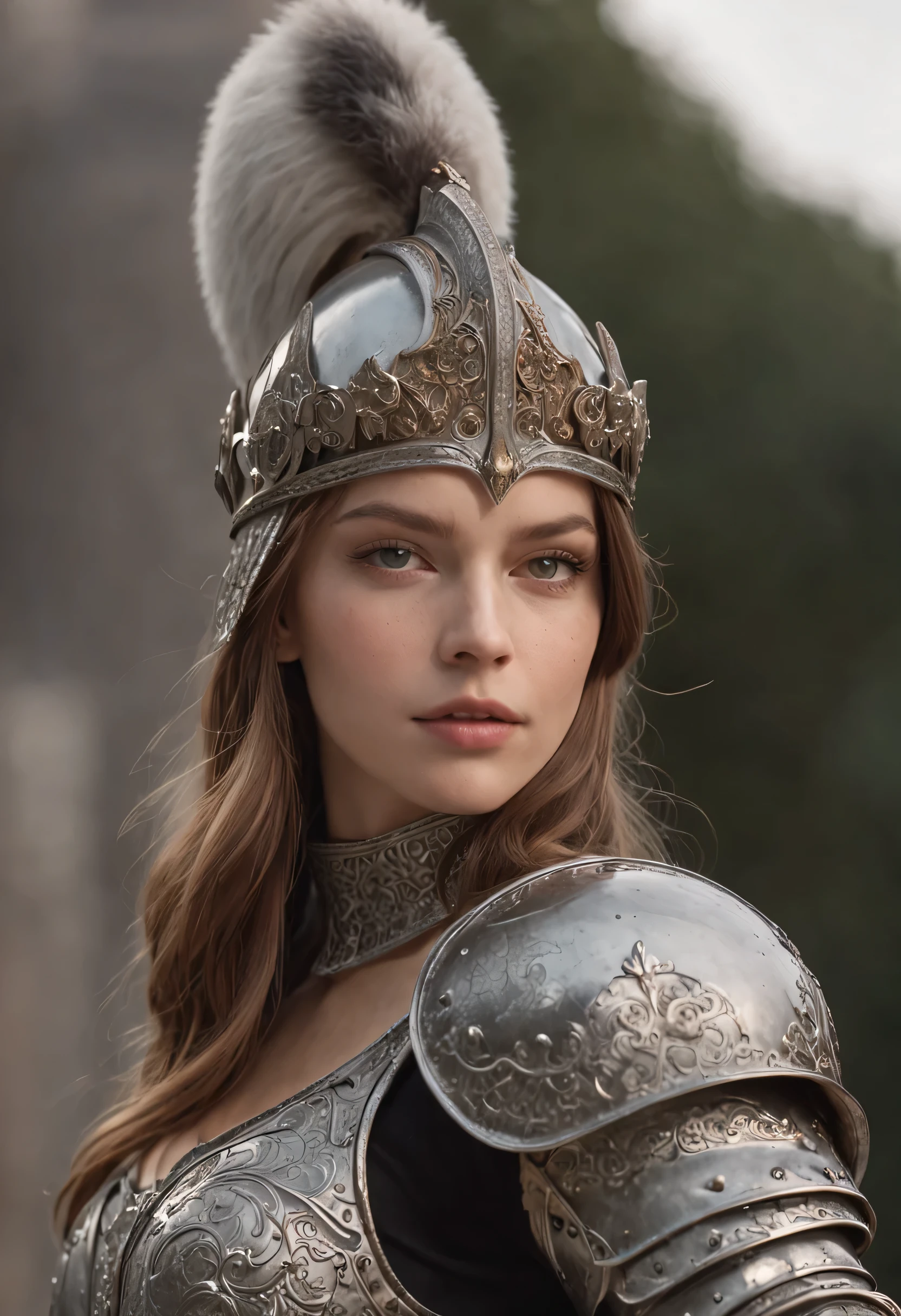 Royal Knights,Historical heavy armor envelops the entire body,Point the knight's sword at the sky,portraite of a,Splitting close-up,solemn,Flat Breast,Modest,humble,Cinematic, HDR, lowbrow, Intricate, hiquality, Gorgeous shades, intricate details, Super-slim;,oc render