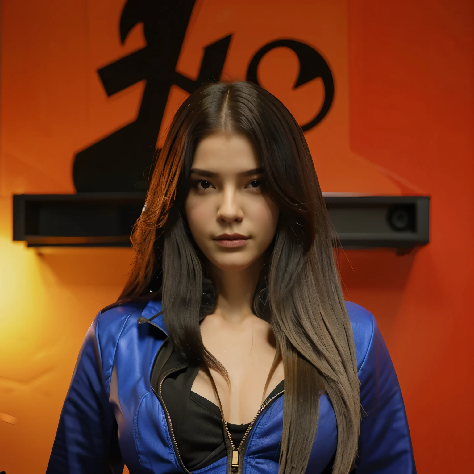 Garota gamer de cabelo cacheado